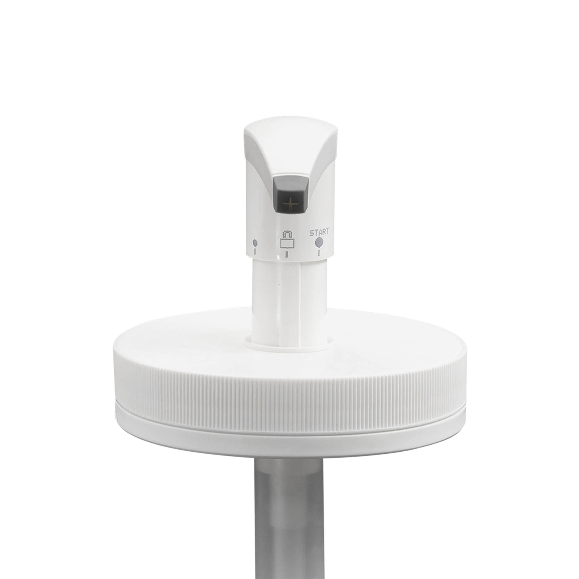Dispenser pump for 1,240 ml 'Securibox', PE plastic, white, for opening: screw cap Dispenser pump for 1,240 ml 'Securibox', PE plastic, white, for opening: screw cap