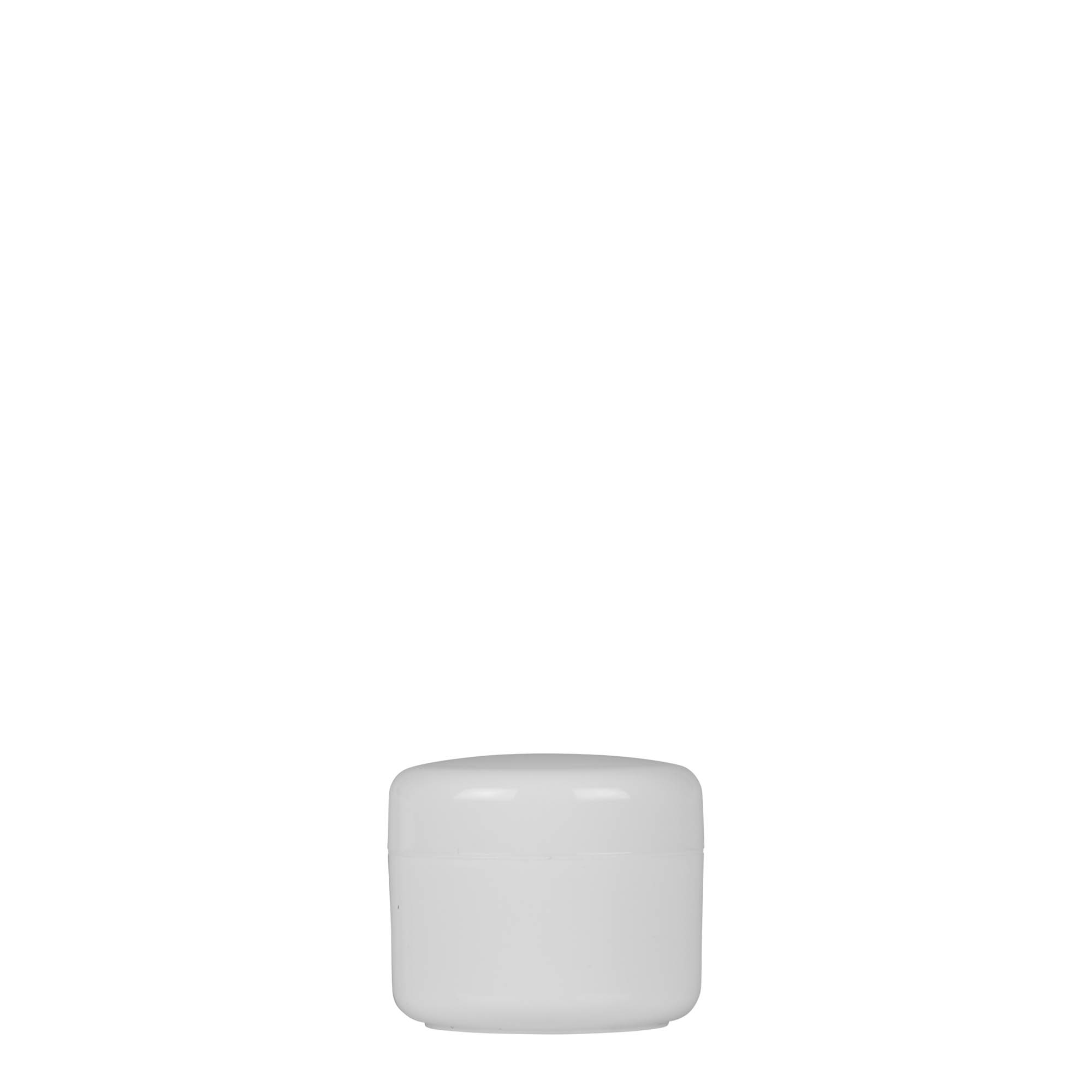 5 ml plastic container 'Bianca', PP, white, opening: screw cap 5 ml plastic container 'Bianca', PP, white, opening: screw cap