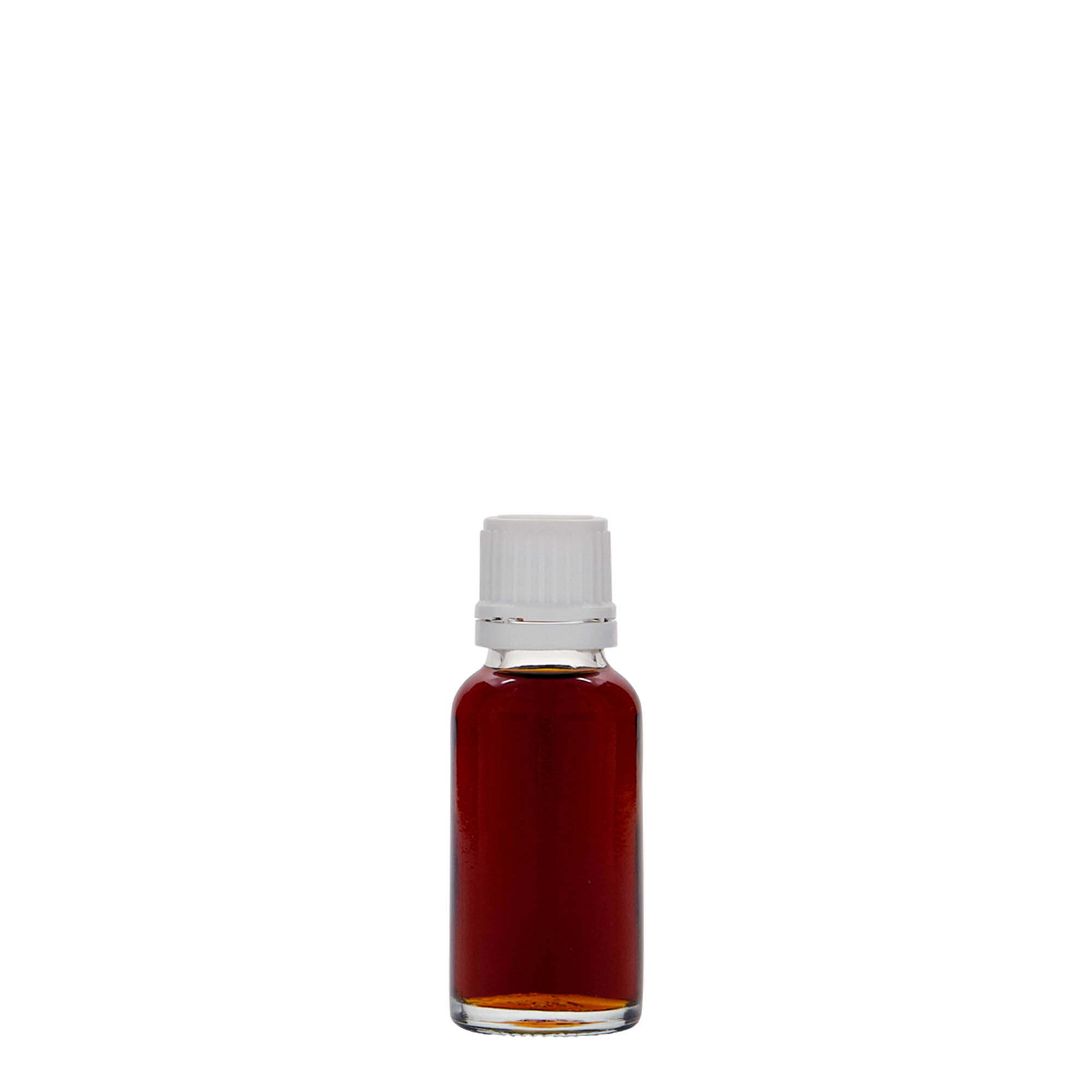 20 ml medicine bottle, glass, closure: DIN 18