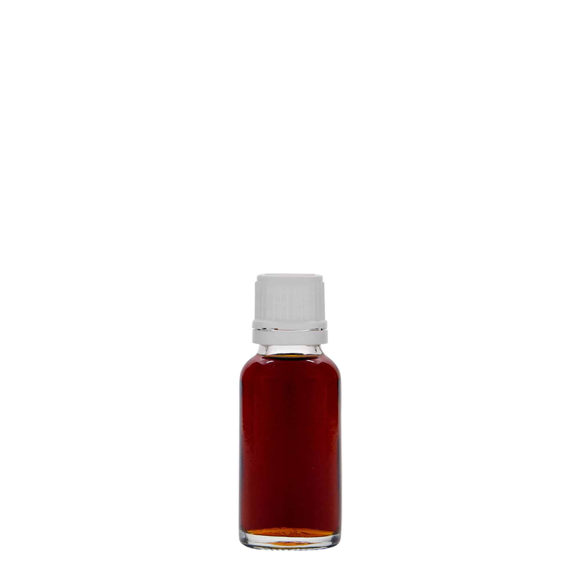 20 ml medical bottle, glass, opening: DIN 18
