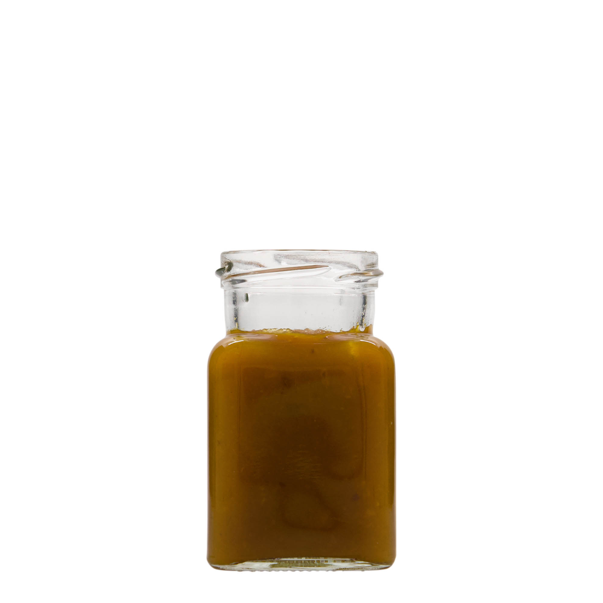 150 ml square glass, opening: twist-off (TO 53) 150 ml square glass, opening: twist-off (TO 53)