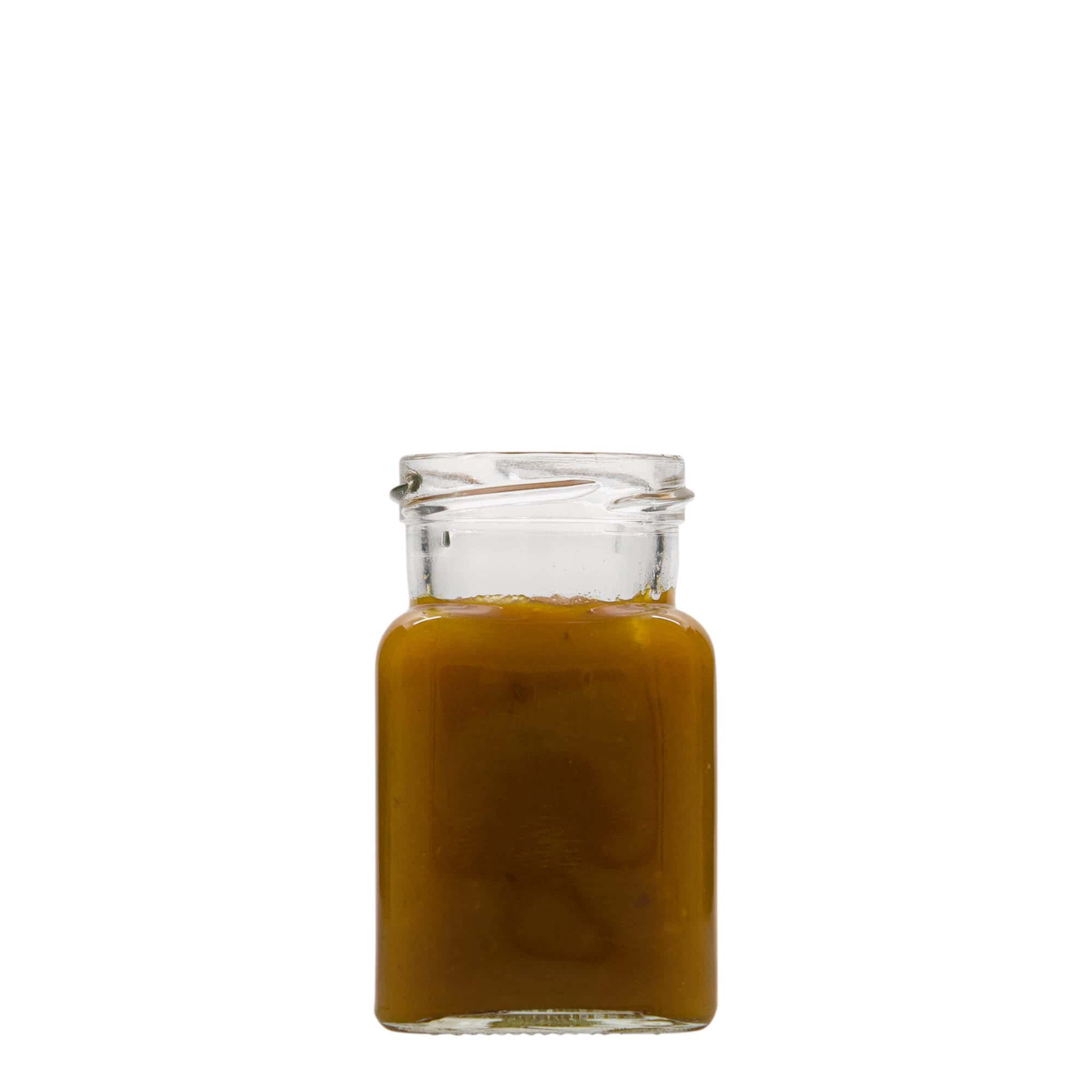 150 ml square glass, opening: Twist-off (TO 53)
