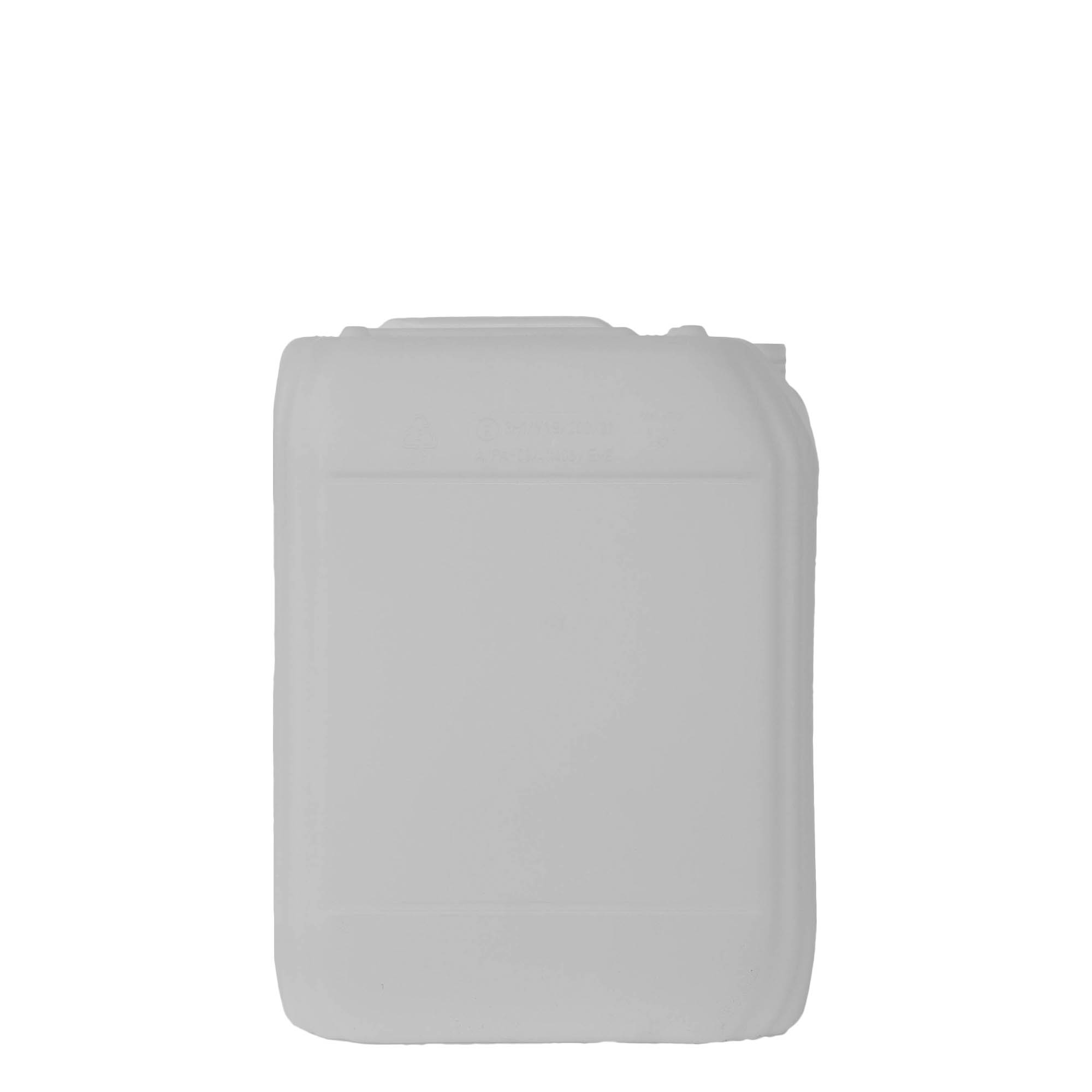 20 l canister, rectangular, HDPE plastic, natural, opening: ND 60
