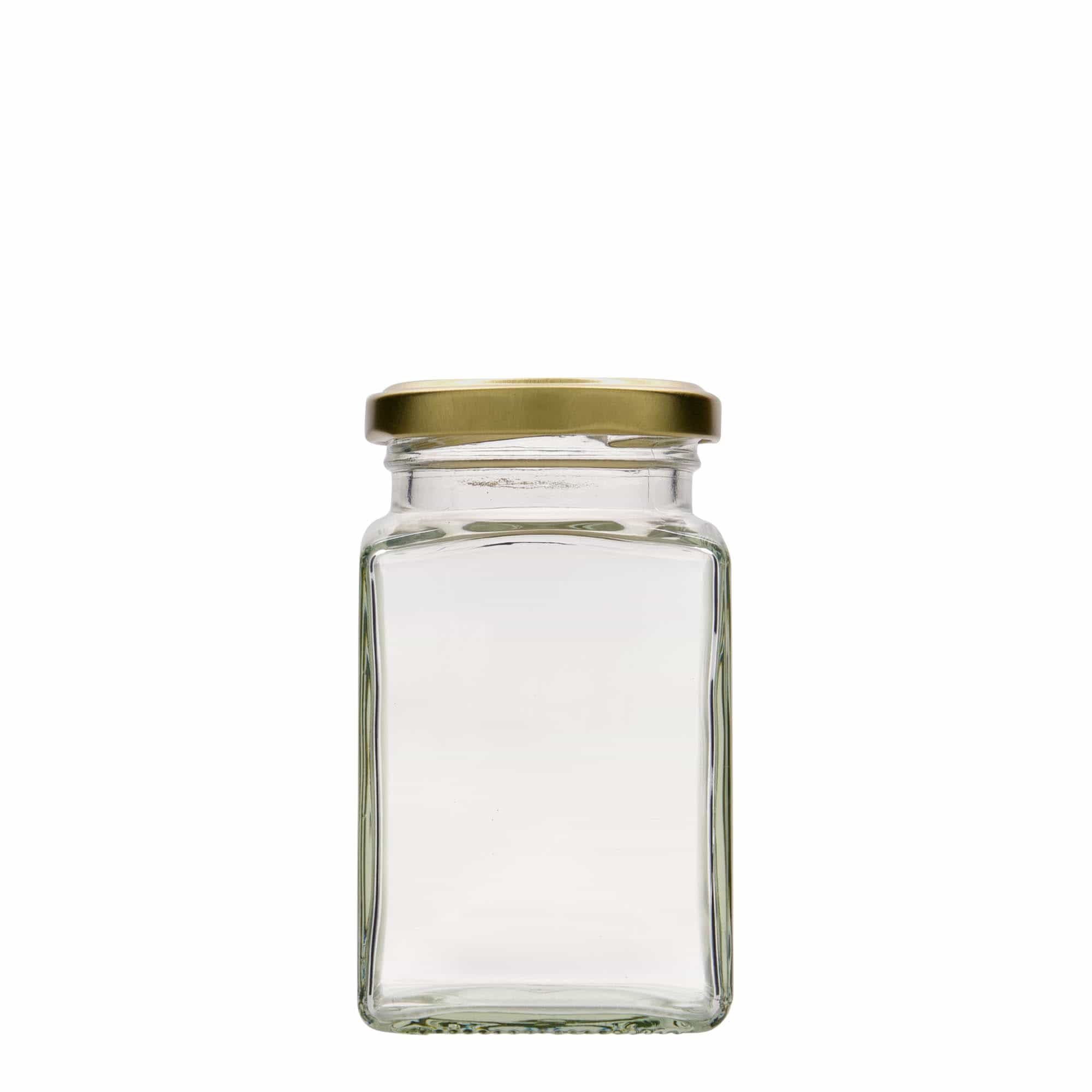 260 ml square glass, opening: Twist-off (TO 58)