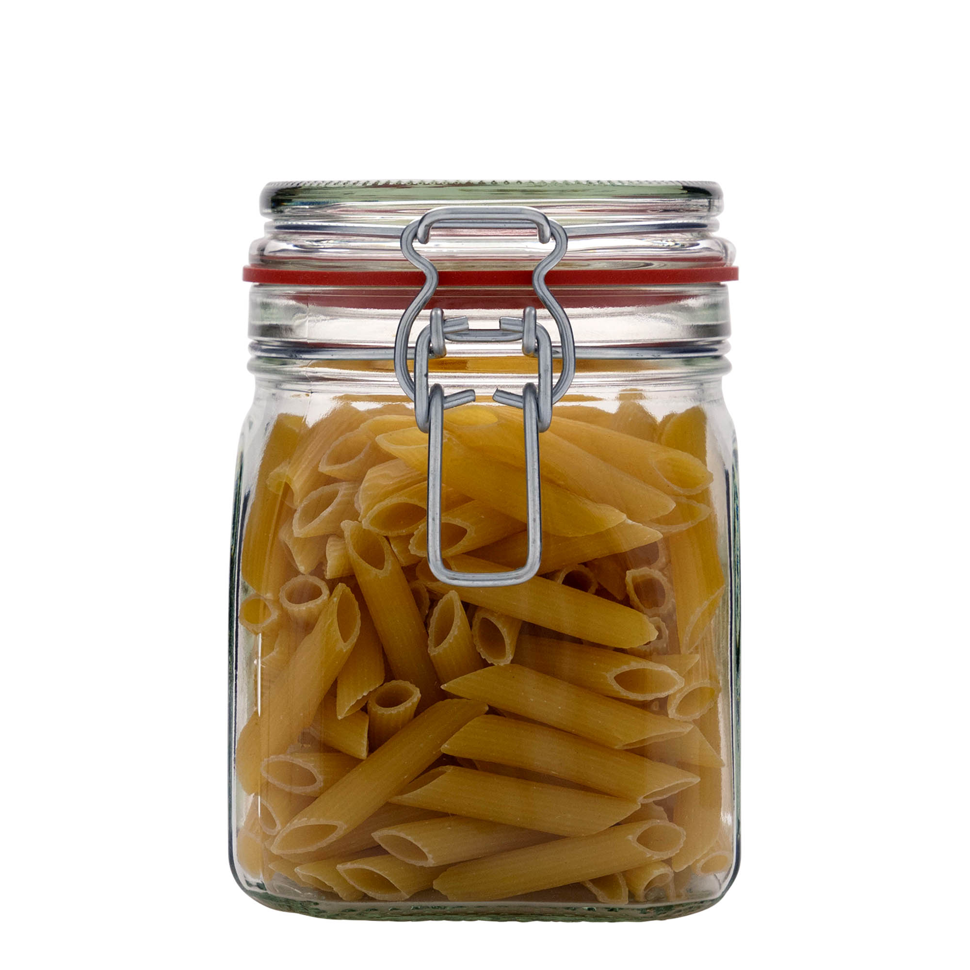 900 ml wire bail jar, square, opening: wire bail closure 900 ml wire bail jar, square, opening: wire bail closure