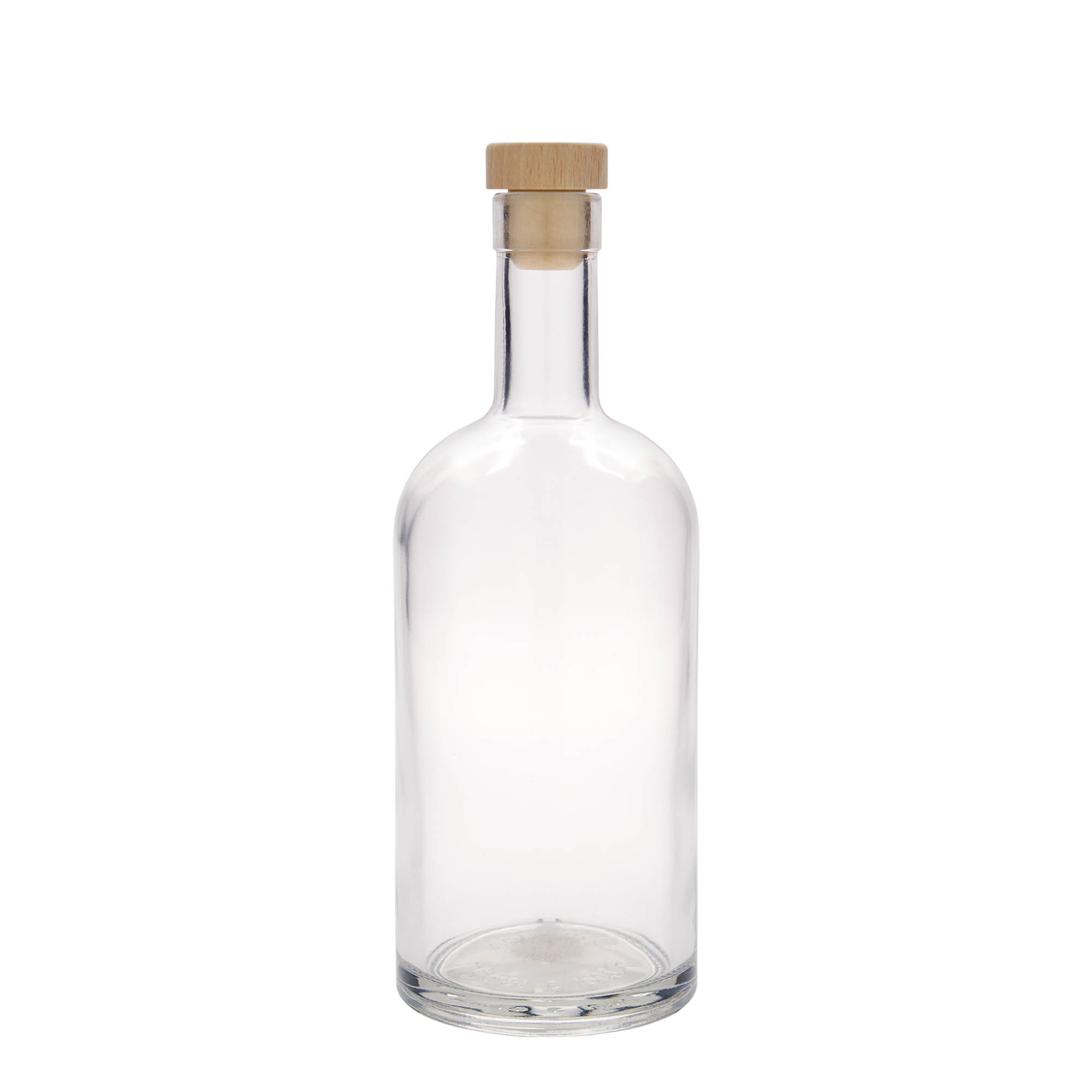 700 ml glass bottle 'Franco', opening: cork