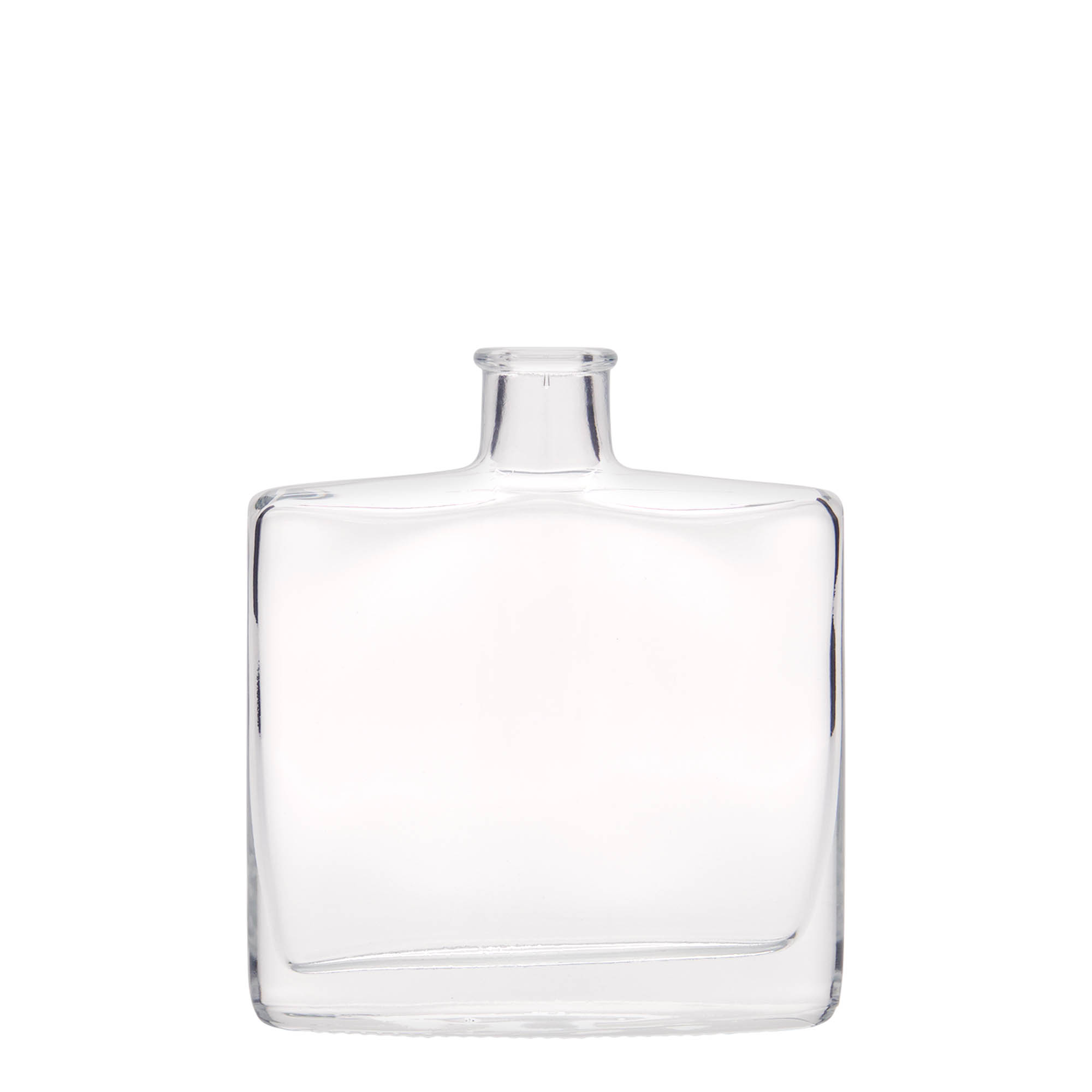 200 ml glass bottle 'Zorbas', oval, opening: cork