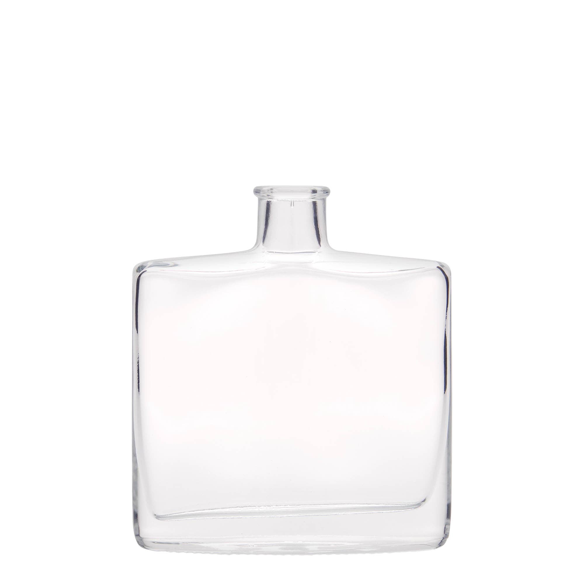 200 ml glass bottle ‘Zorbas’, oval, opening: cork