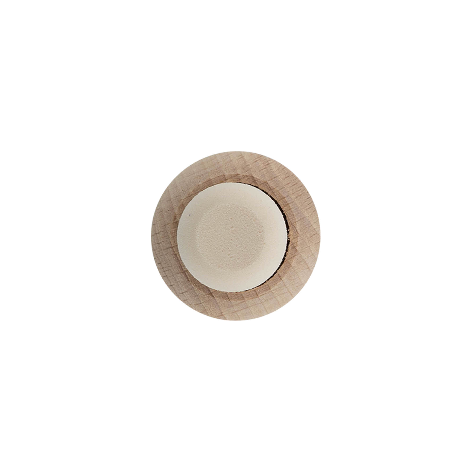 Handle cork 19 mm ‘Ball’, wood/plastic, for opening: cork