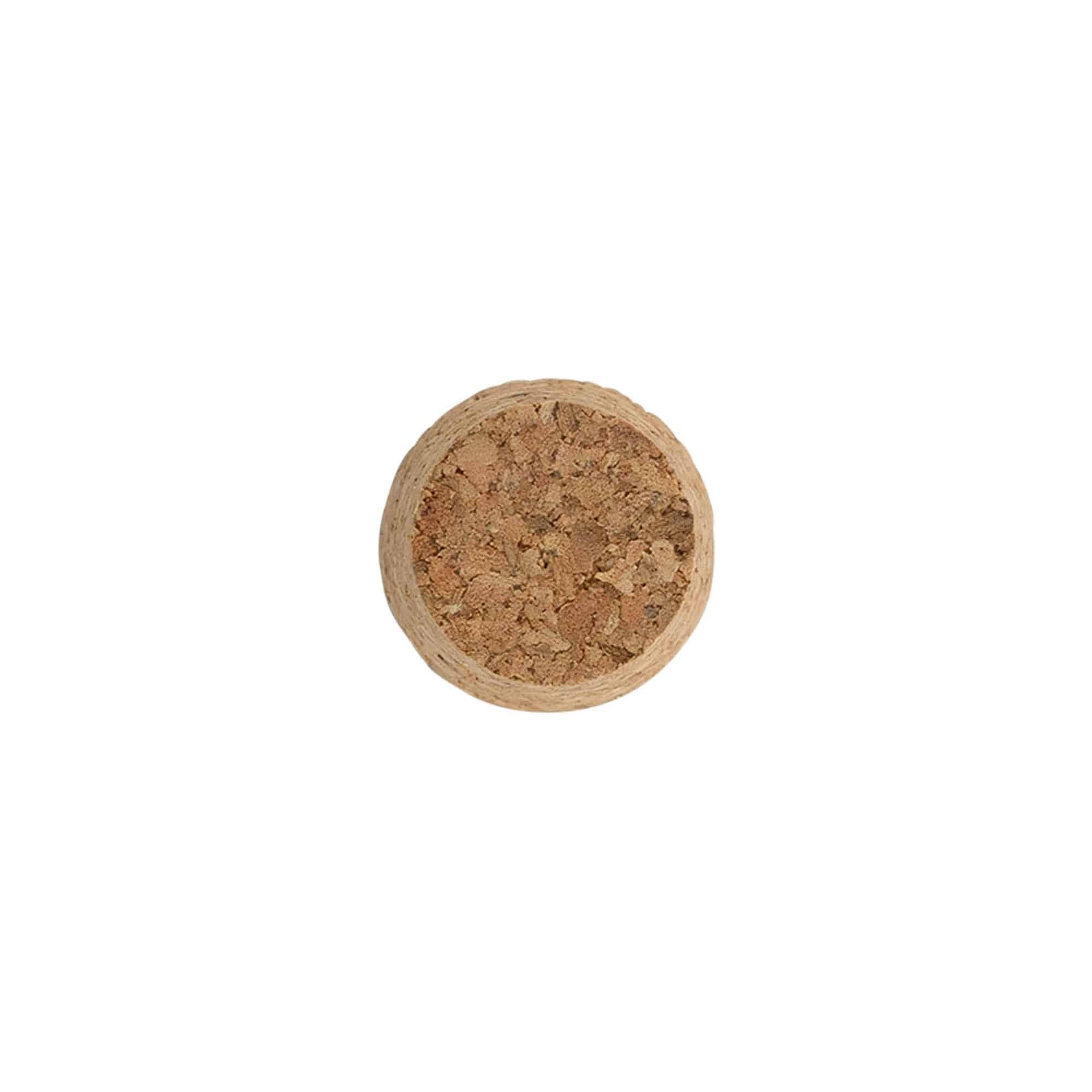 Tapered cork 21-26 x 27, press cork, beige, for opening: cork