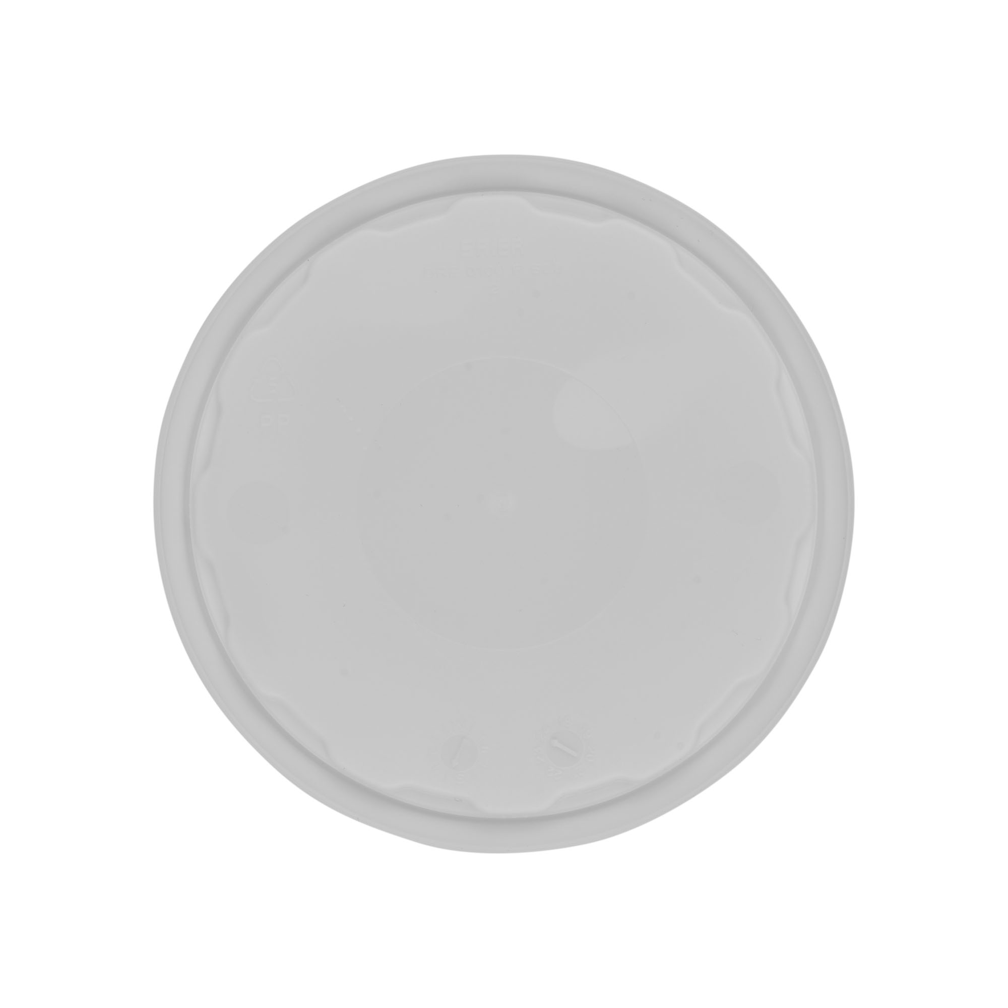 Lid for 1 l bucket, PP plastic, white