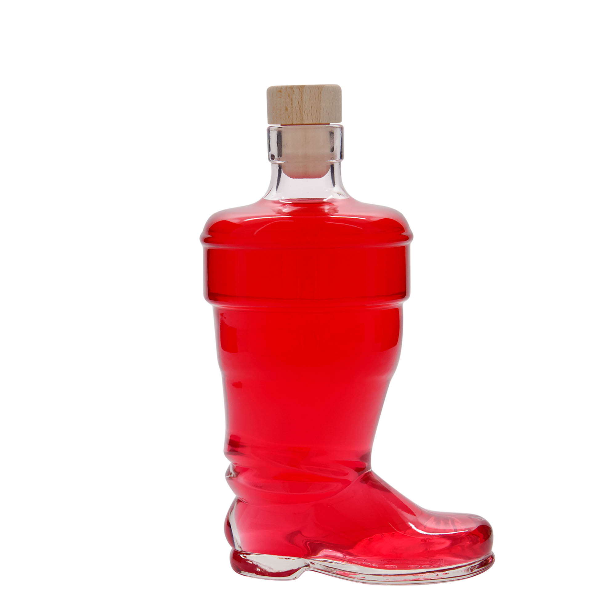 350 ml glass bottle ‘Boot’, opening: cork