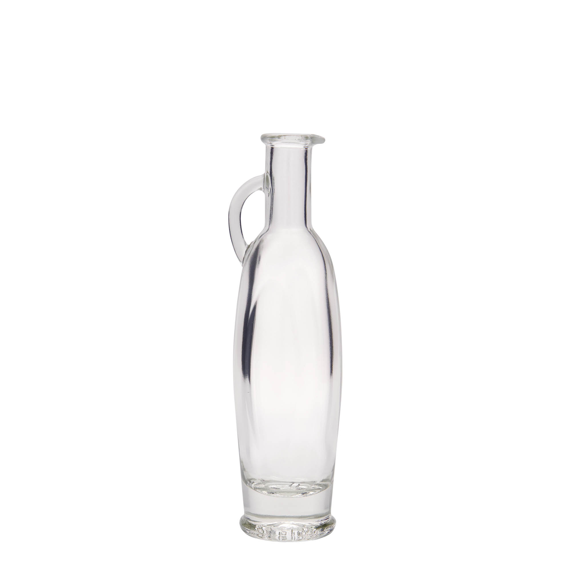 100 ml glass bottle 'Eleganta', oval, opening: cork 100 ml glass bottle 'Eleganta', oval, opening: cork