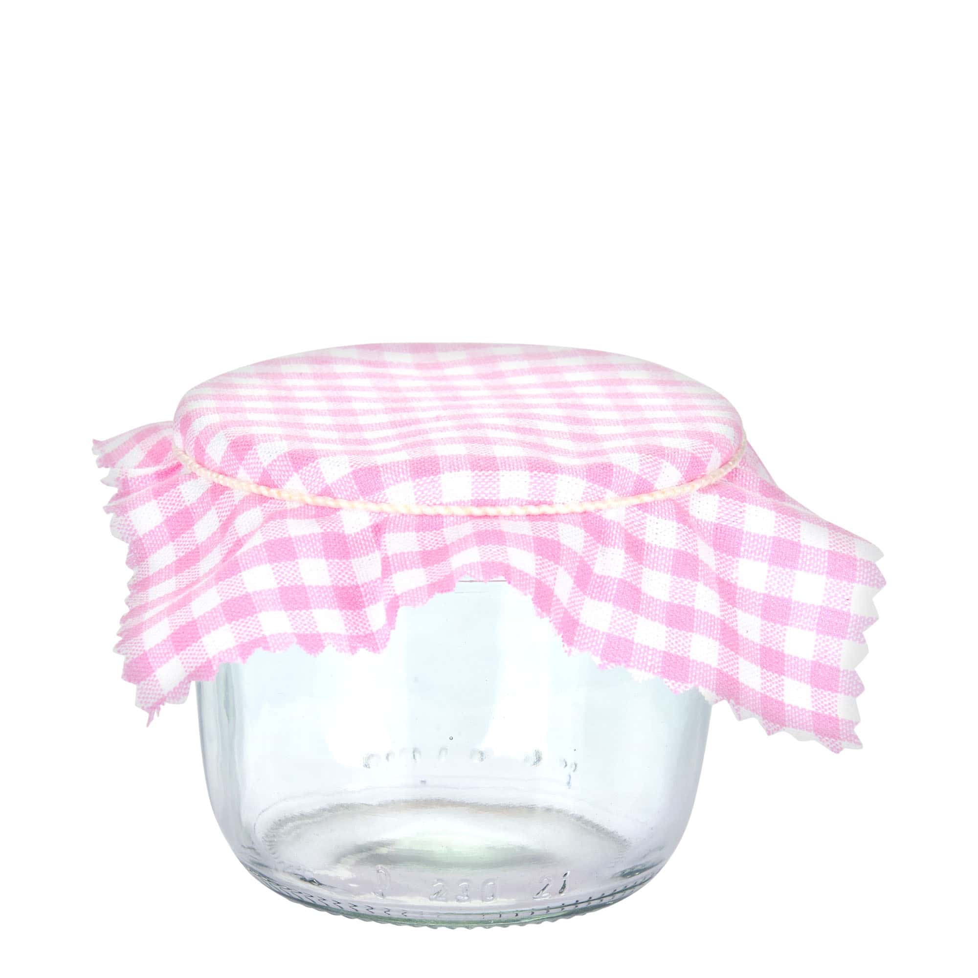 Checked fabric squares 12x12, square, textile, pink, neck finish: TO38-TO53