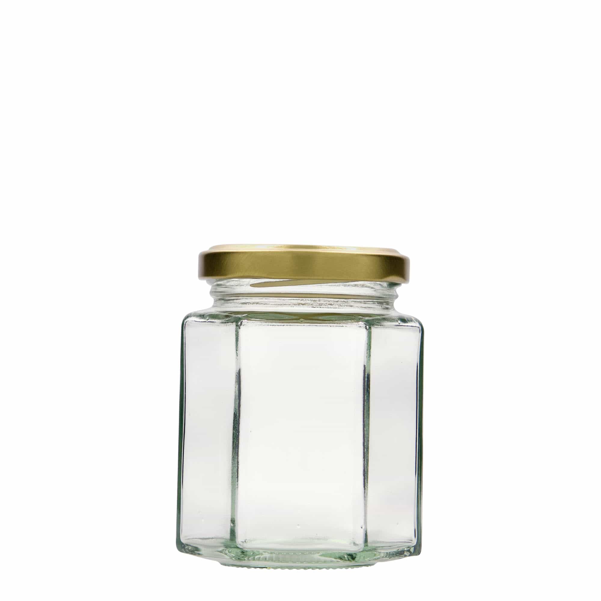 191 ml hexagonal glass, opening: Twist-off (TO 58)