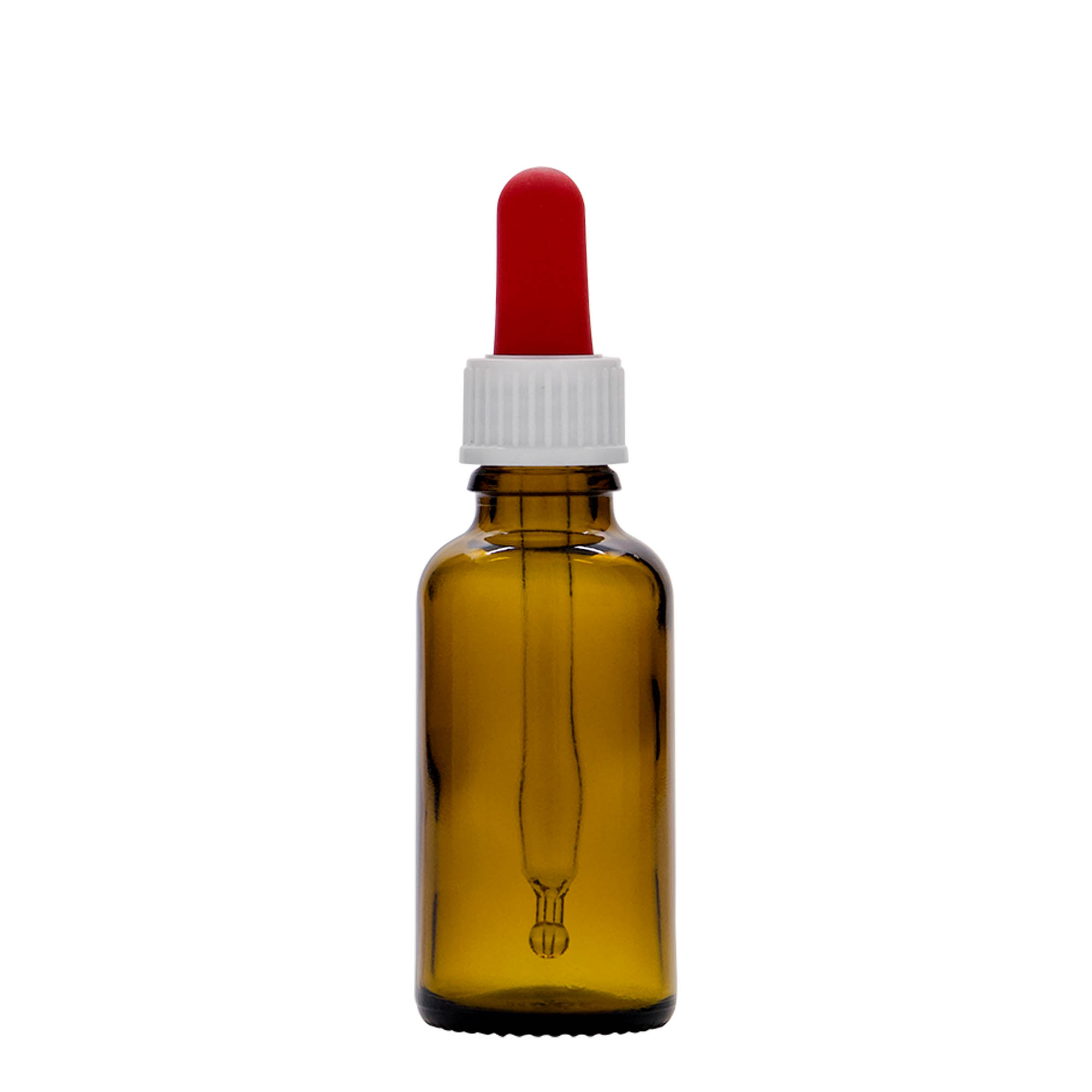 30 ml dropper bottle medicine, glass, brown, opening: DIN 18