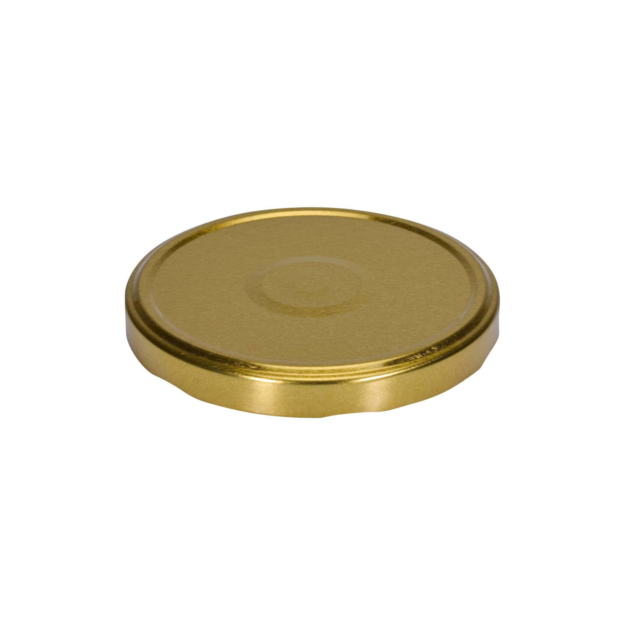 Twist-off lid, tinplate, gold, for opening: TO 100