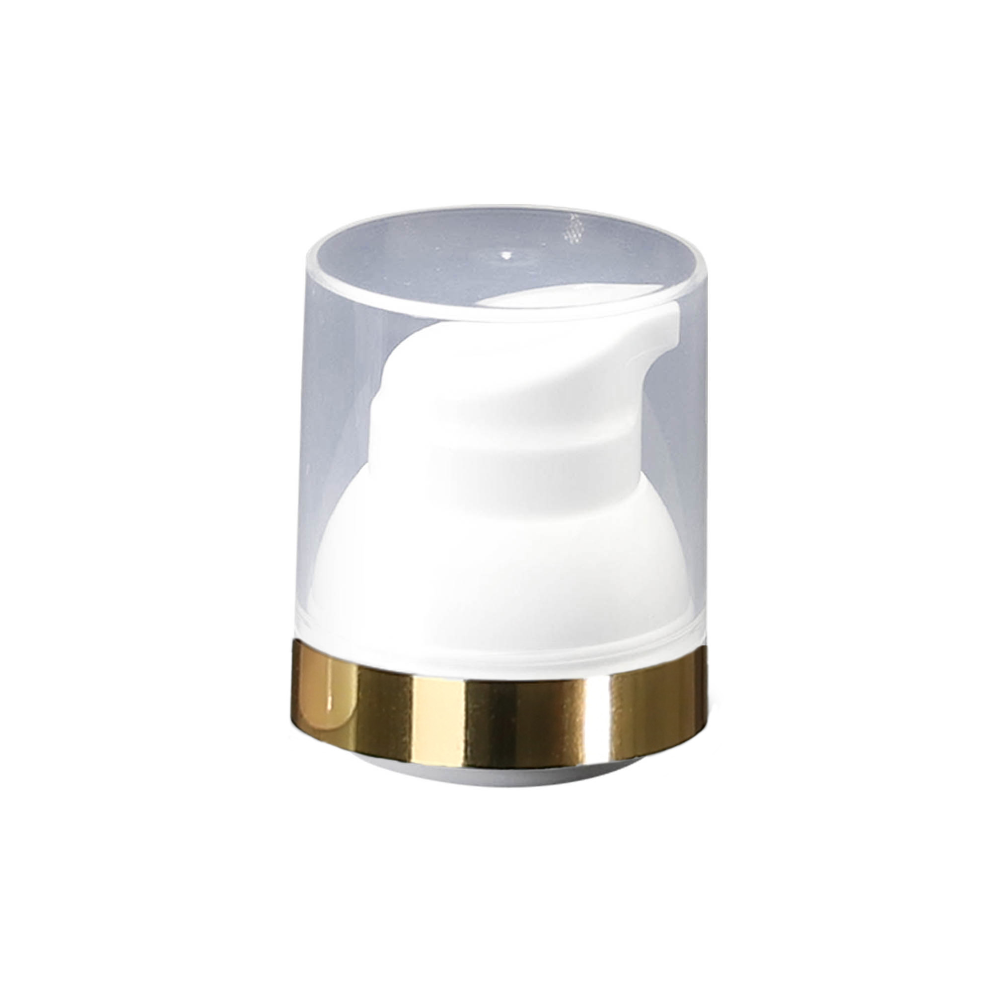 Airless Dispenser Pump Head 'Mezzo', PP Plastic, White Airless Dispenser Pump Head 'Mezzo', PP Plastic, White