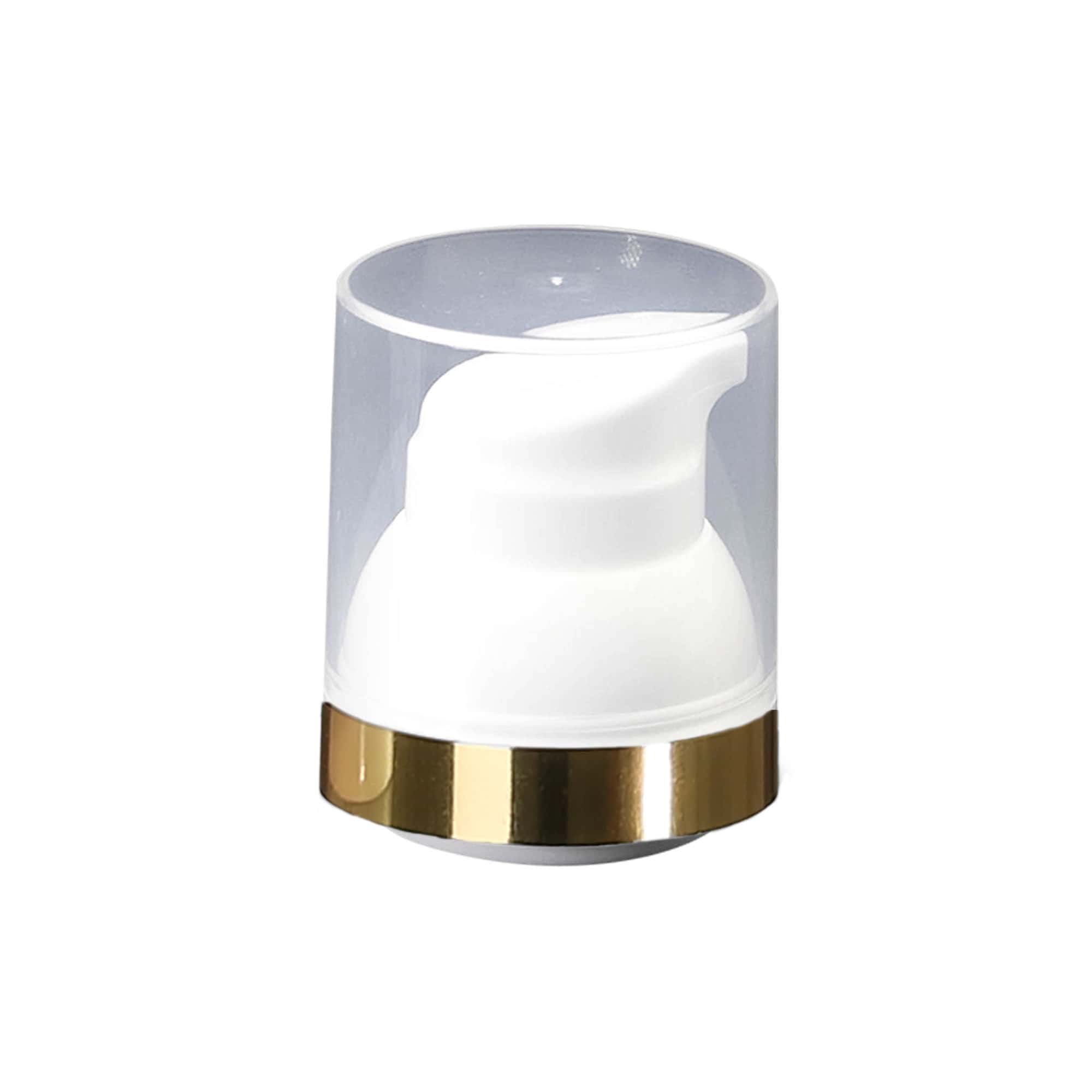 Airless Dispenser Pump Head ‘Mezzo’, PP Plastic, White