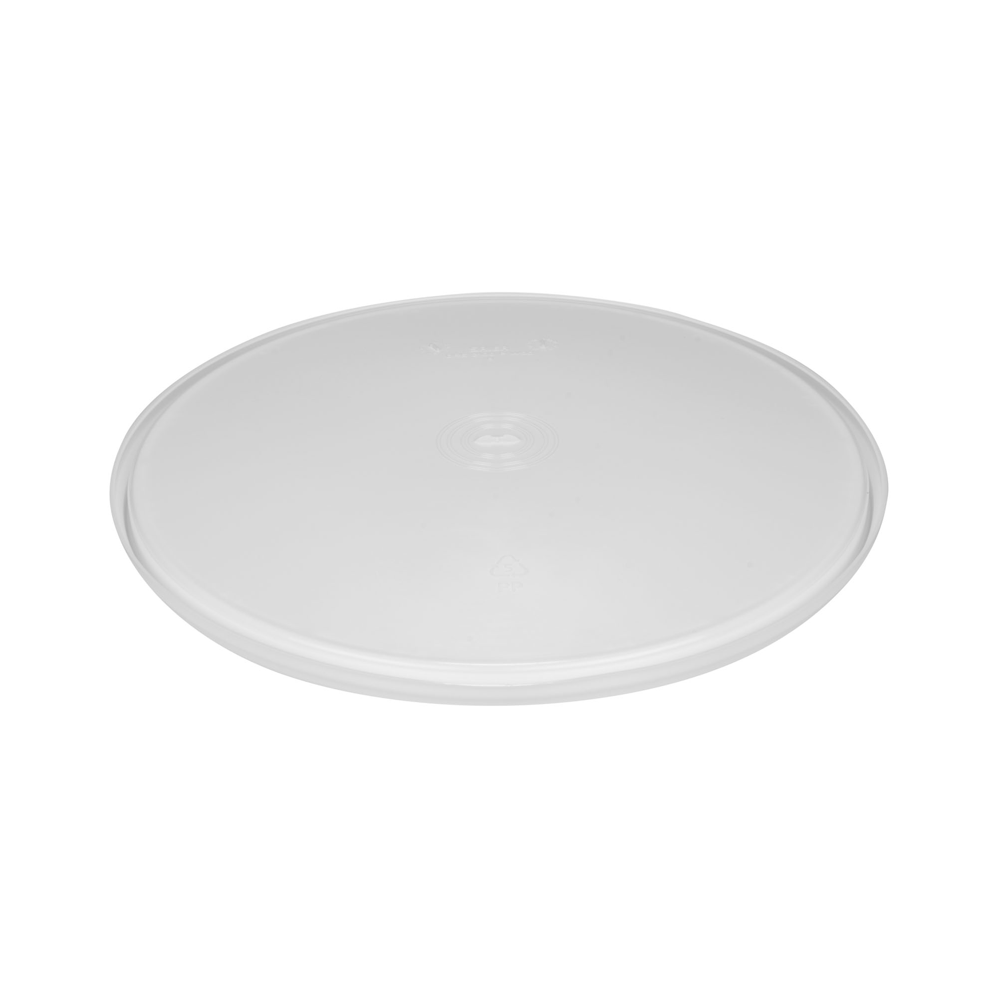 Lid for 20 l bucket, white PP plastic