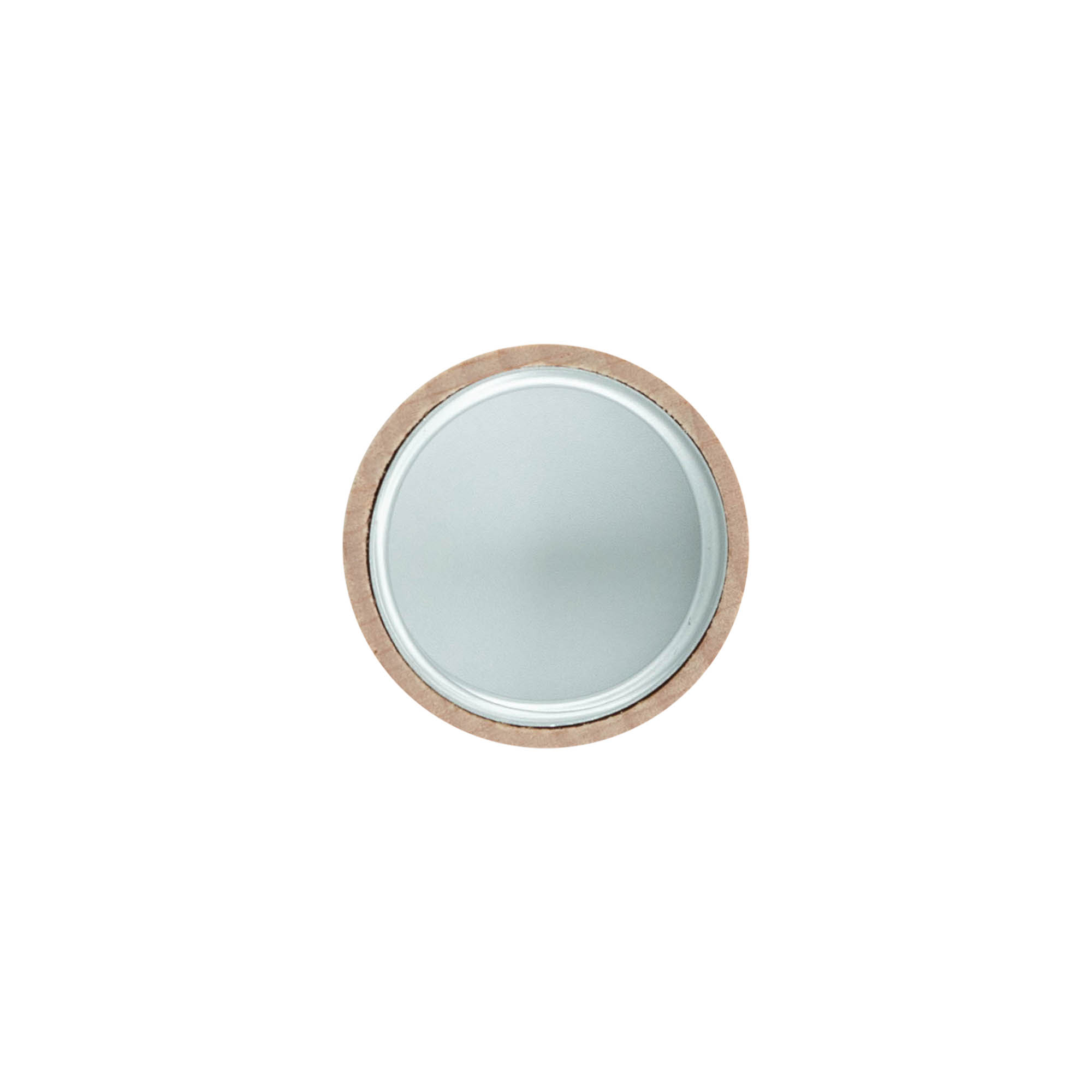 Screw cap, wood, beige, for opening: GPI 28/400 Screw cap, wood, beige, for opening: GPI 28/400