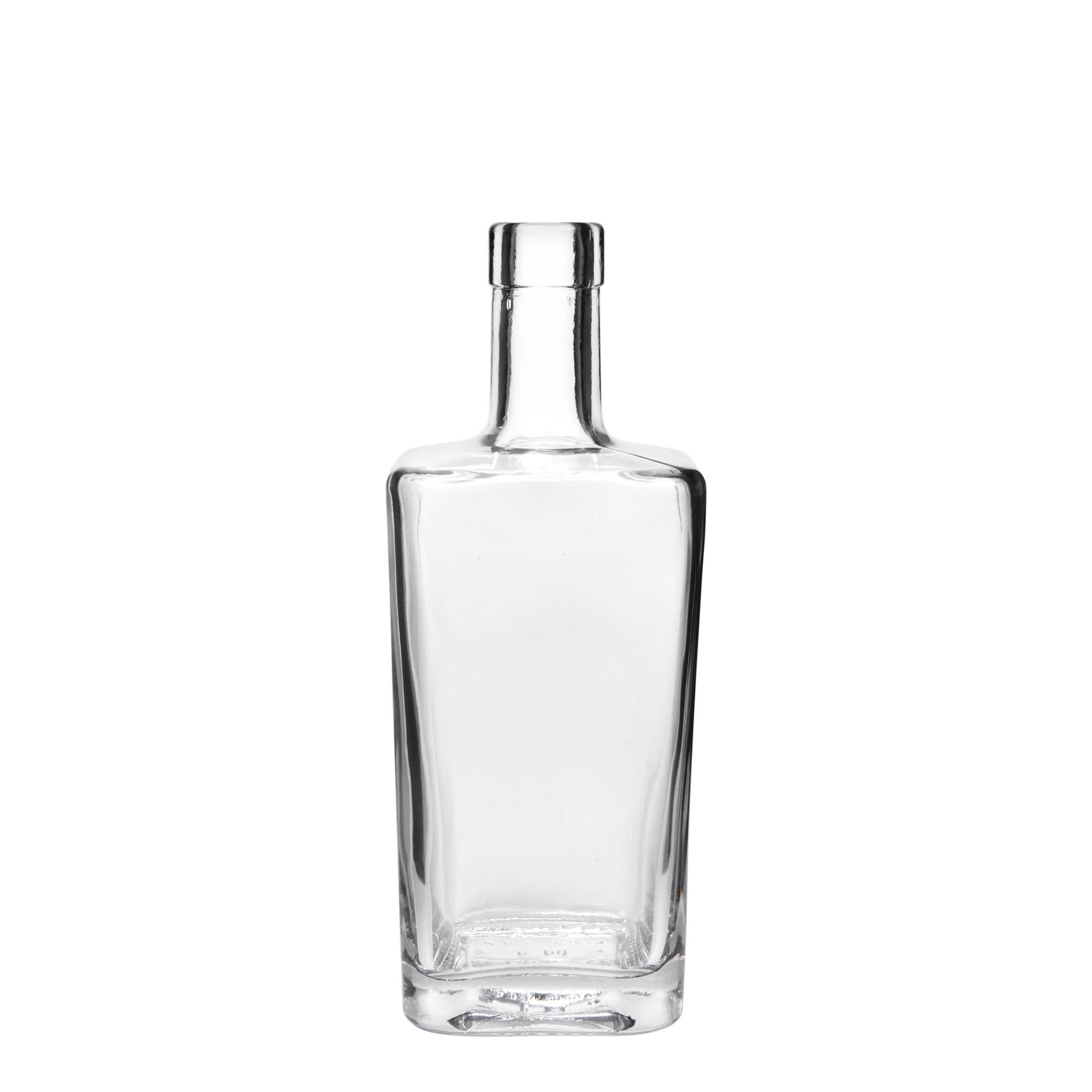 500 ml glass bottle 'Noel', square, opening: cork 500 ml glass bottle 'Noel', square, opening: cork