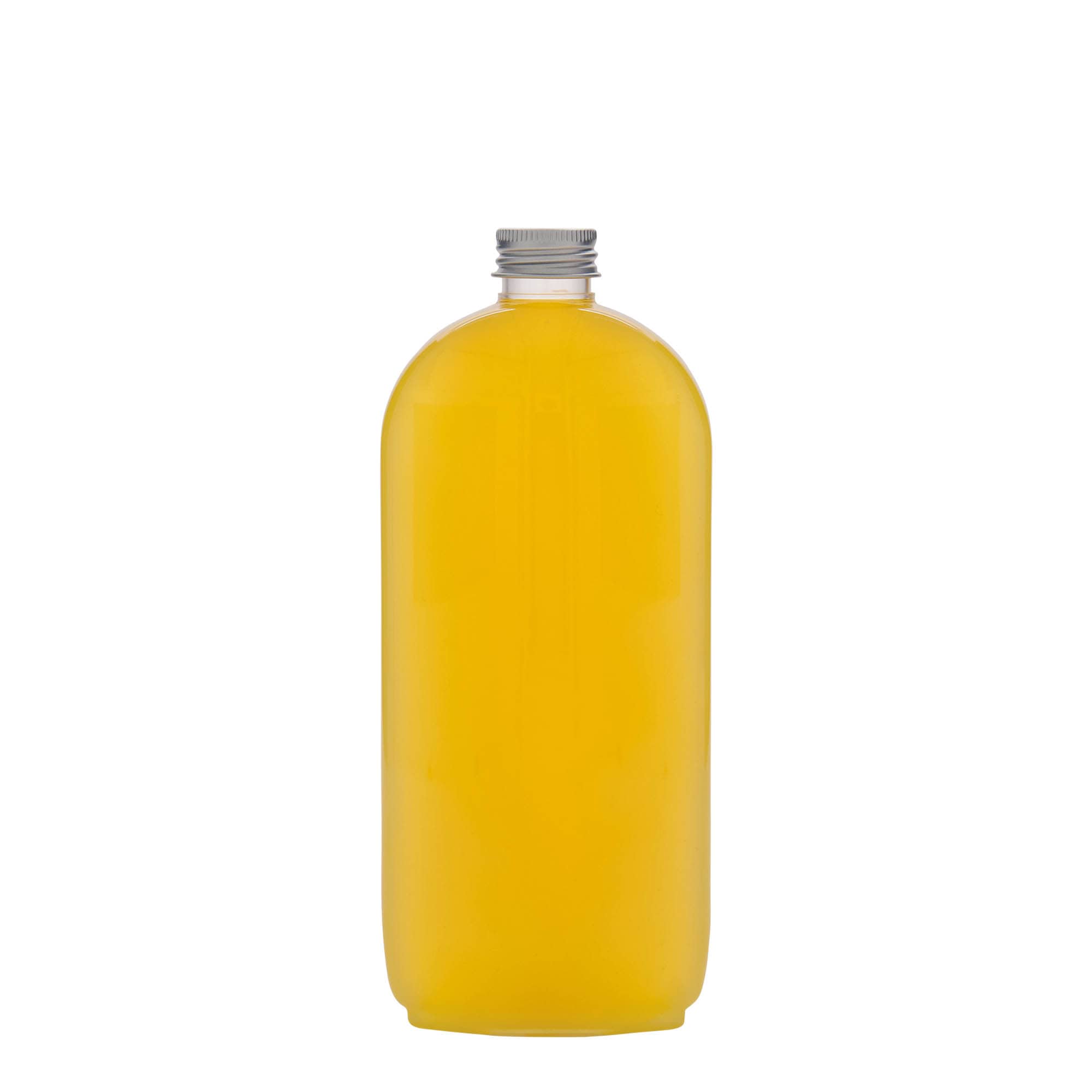 500 ml PET bottle ‘Iris’, oval, plastic, neck: 24/410