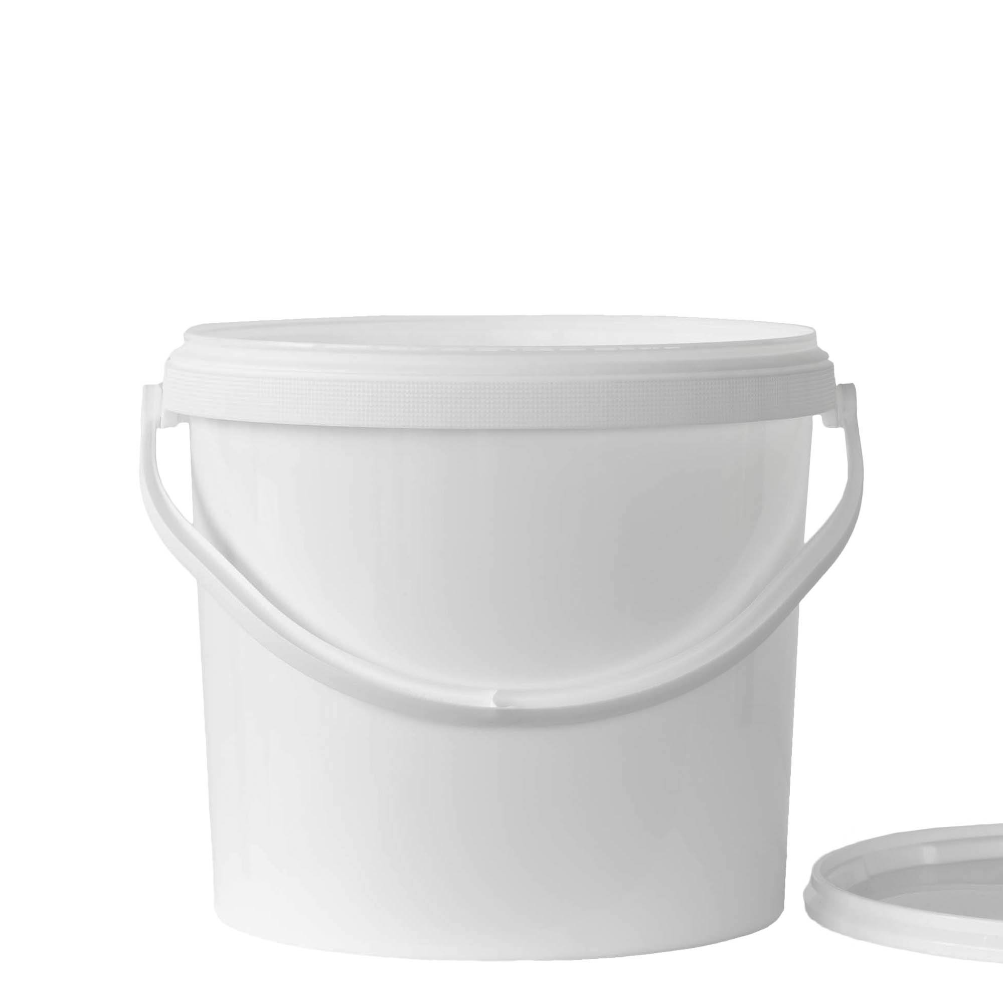 12.5 ml bucket, PP plastic, white