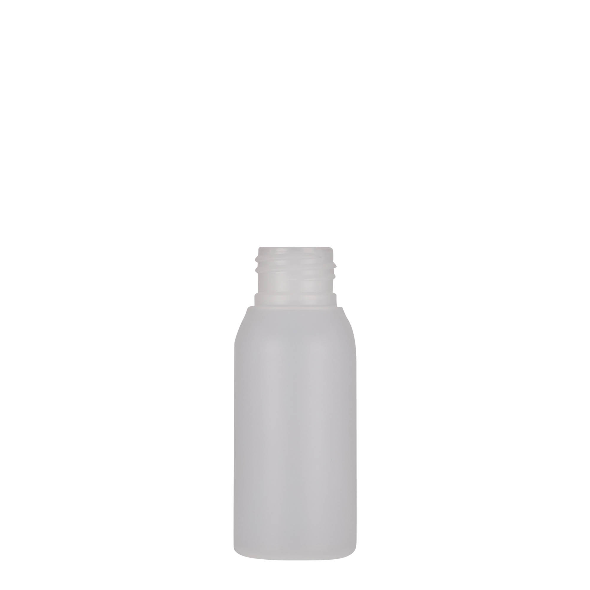 50 ml plastic bottle 'Tuffy', HDPE, natural, opening: 24/410 50 ml plastic bottle 'Tuffy', HDPE, natural, opening: 24/410