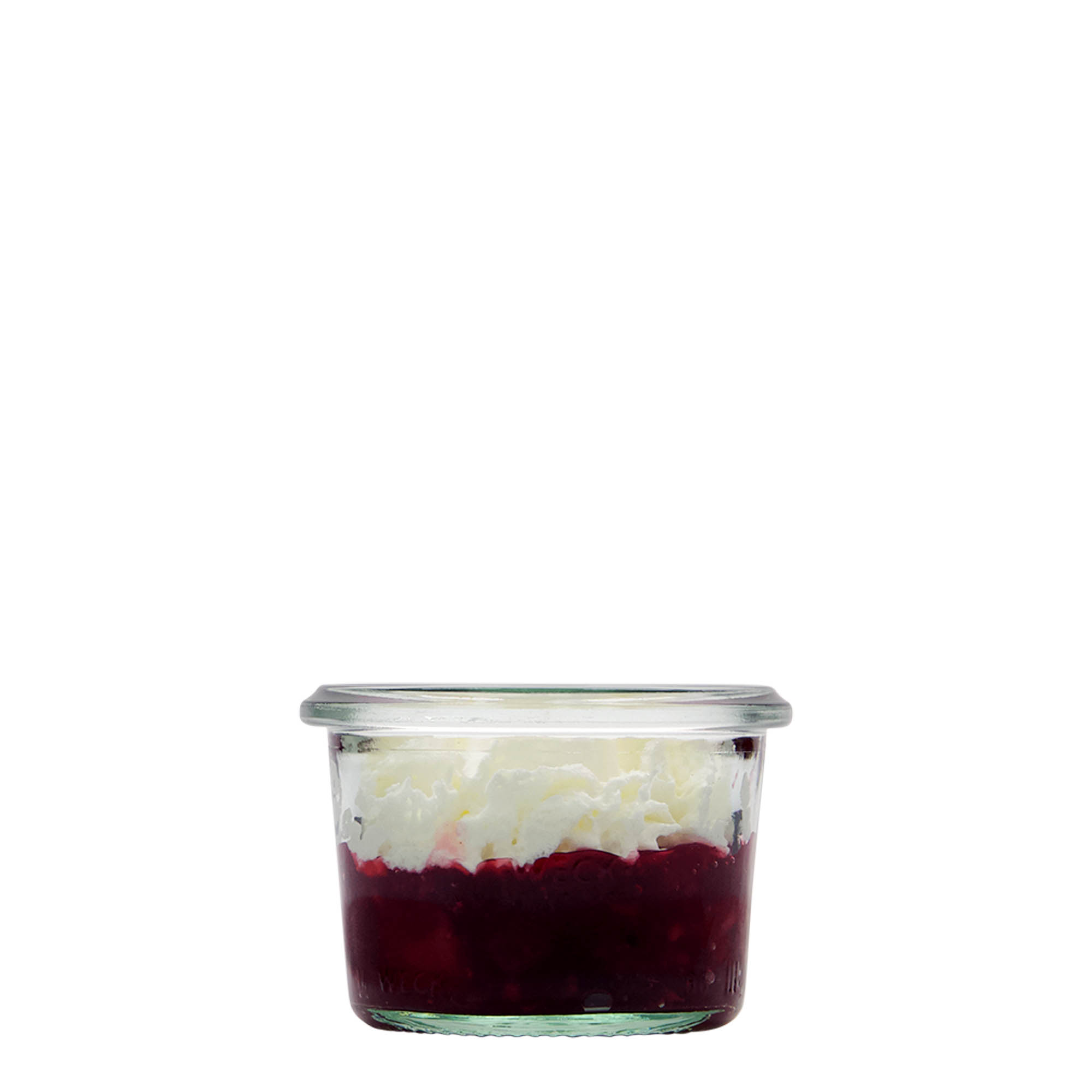 80 ml WECK inverted glass, opening: round rim 80 ml WECK inverted glass, opening: round rim