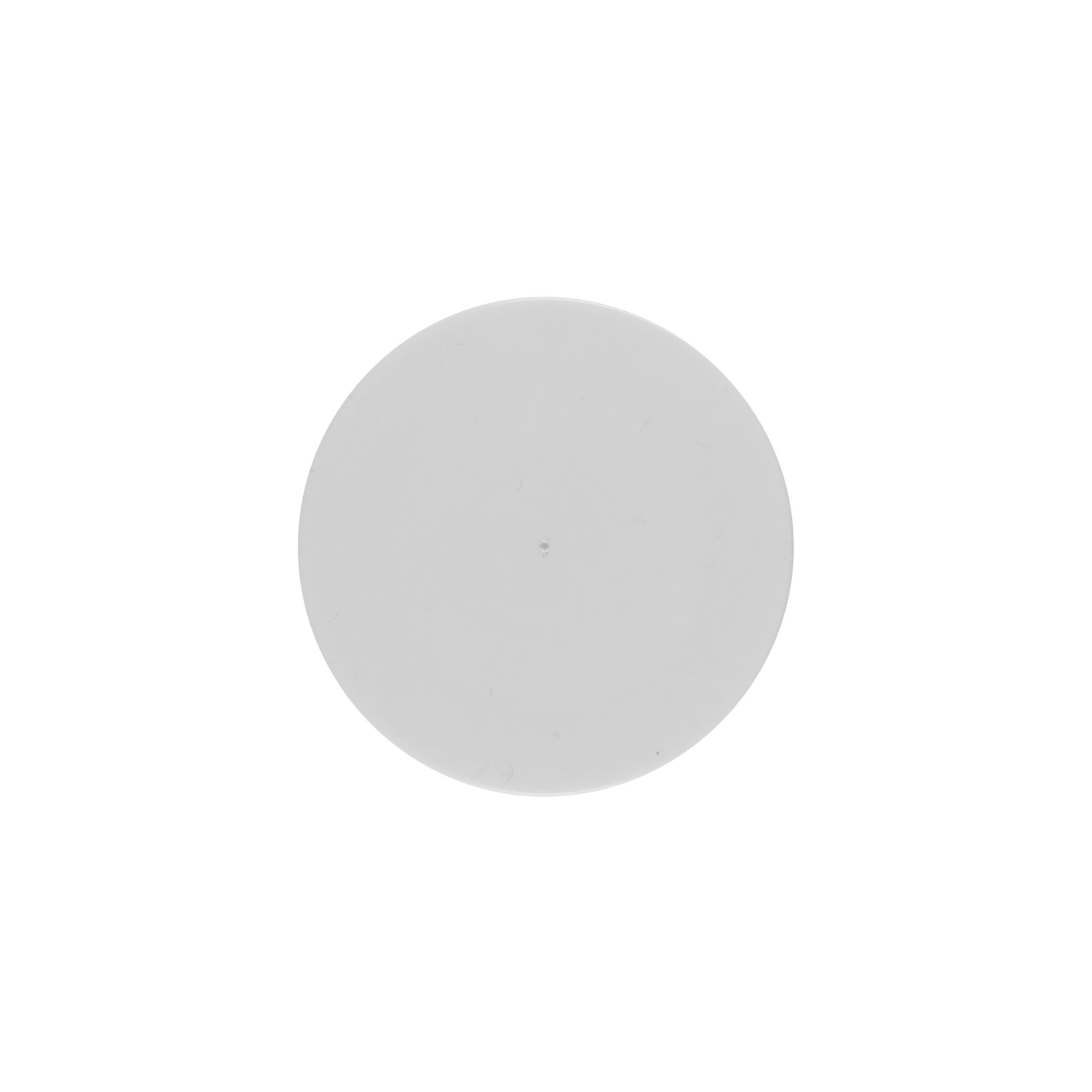 Cover disc for 30 ml 'Bianca', PP plastic, white