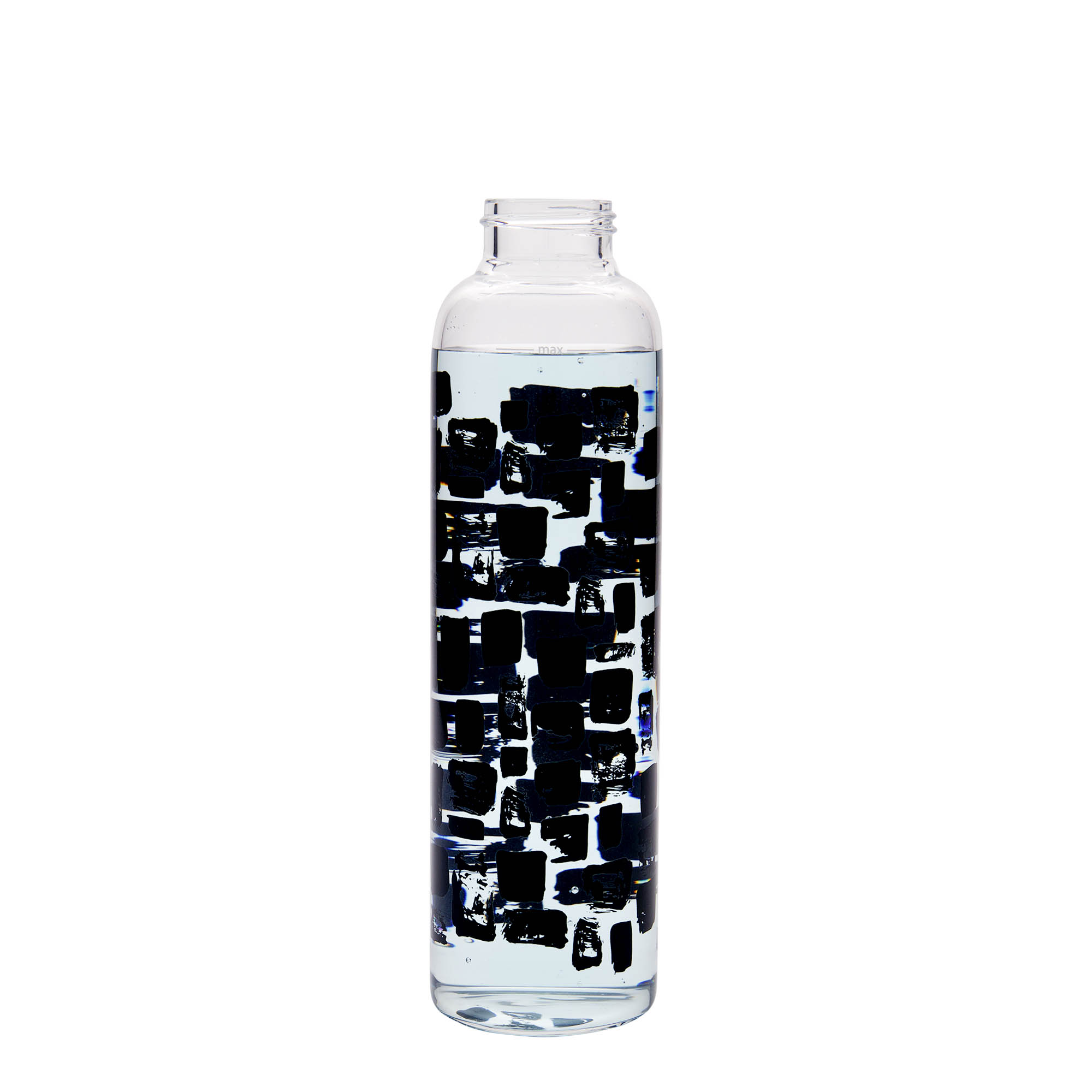 500 ml drinking bottle 'Perseus - Black Rectangles', opening: screw cap