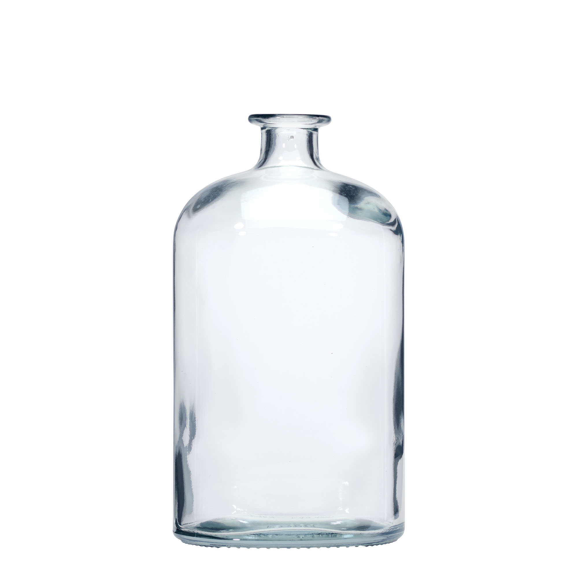 1,000 ml glass bottle 'Dundee', oval, opening: cork