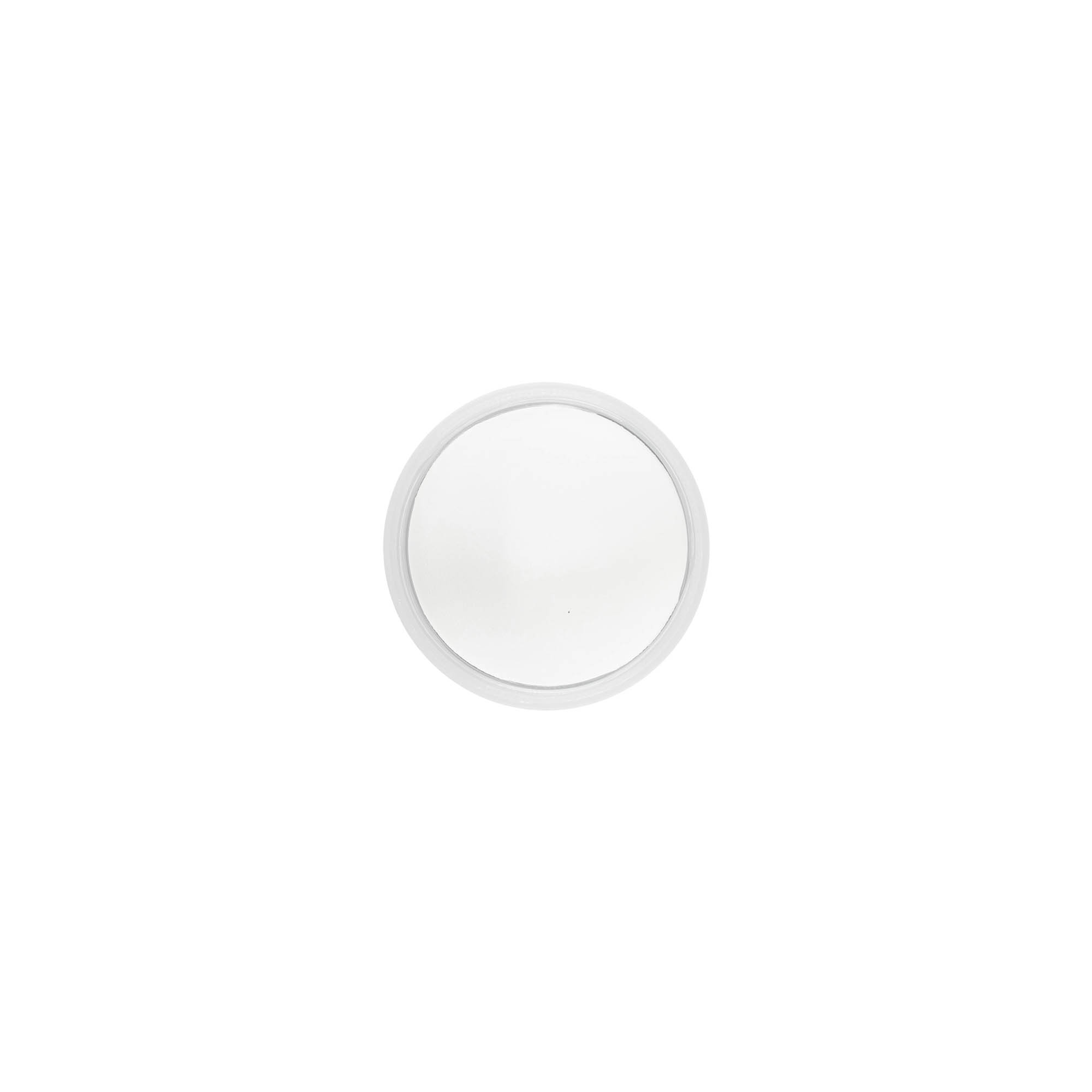 Screw cap 'Clear/Platinum Edition', PP plastic, white, for opening: 40/2P