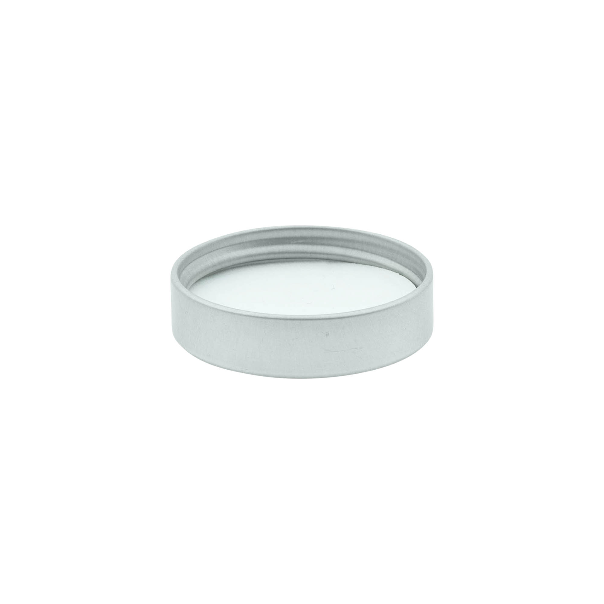 Screw cap, metal, silver, for opening: 38/400 Screw cap, metal, silver, for opening: 38/400