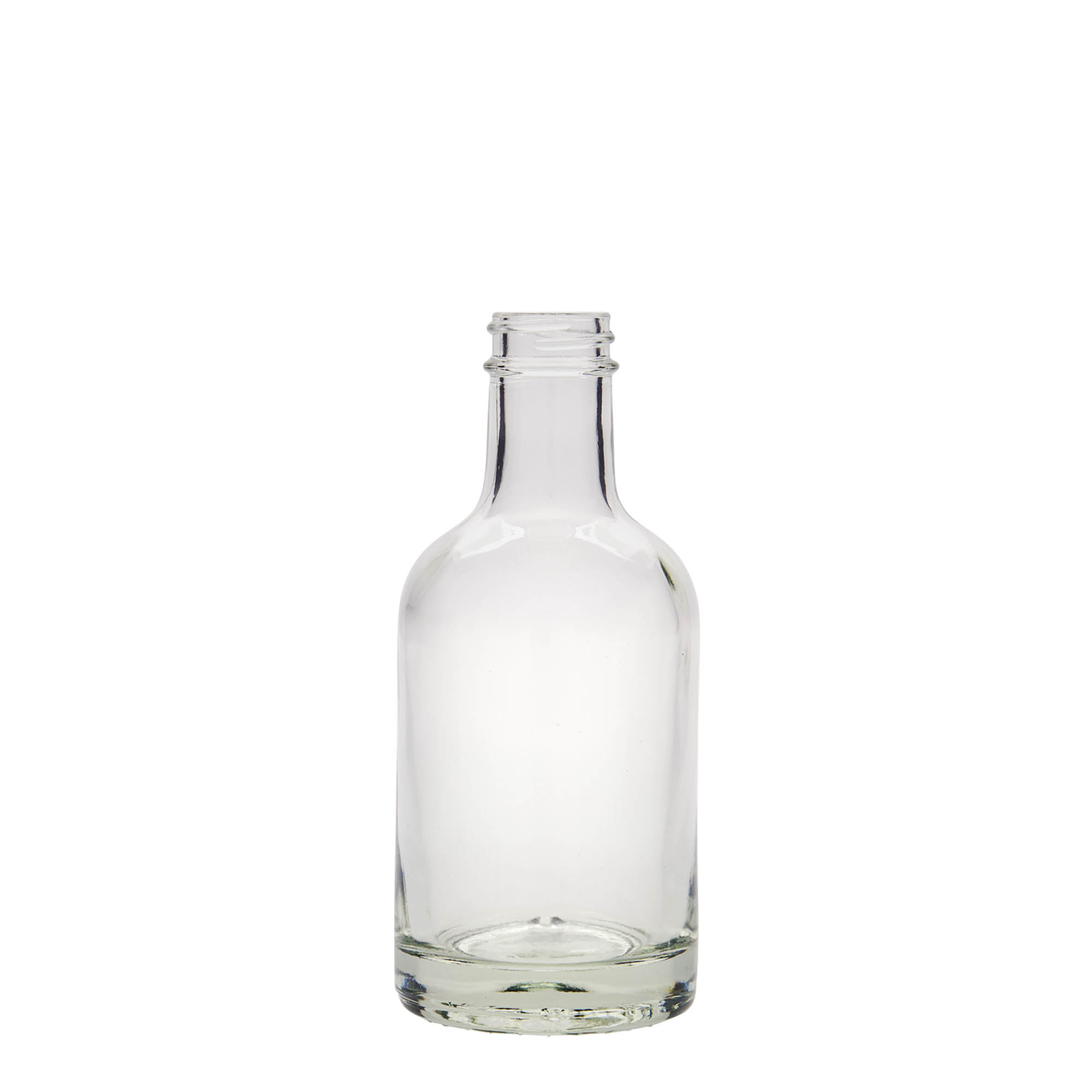 200 ml glass bottle 'First Class', opening: GPI 28 200 ml glass bottle 'First Class', opening: GPI 28
