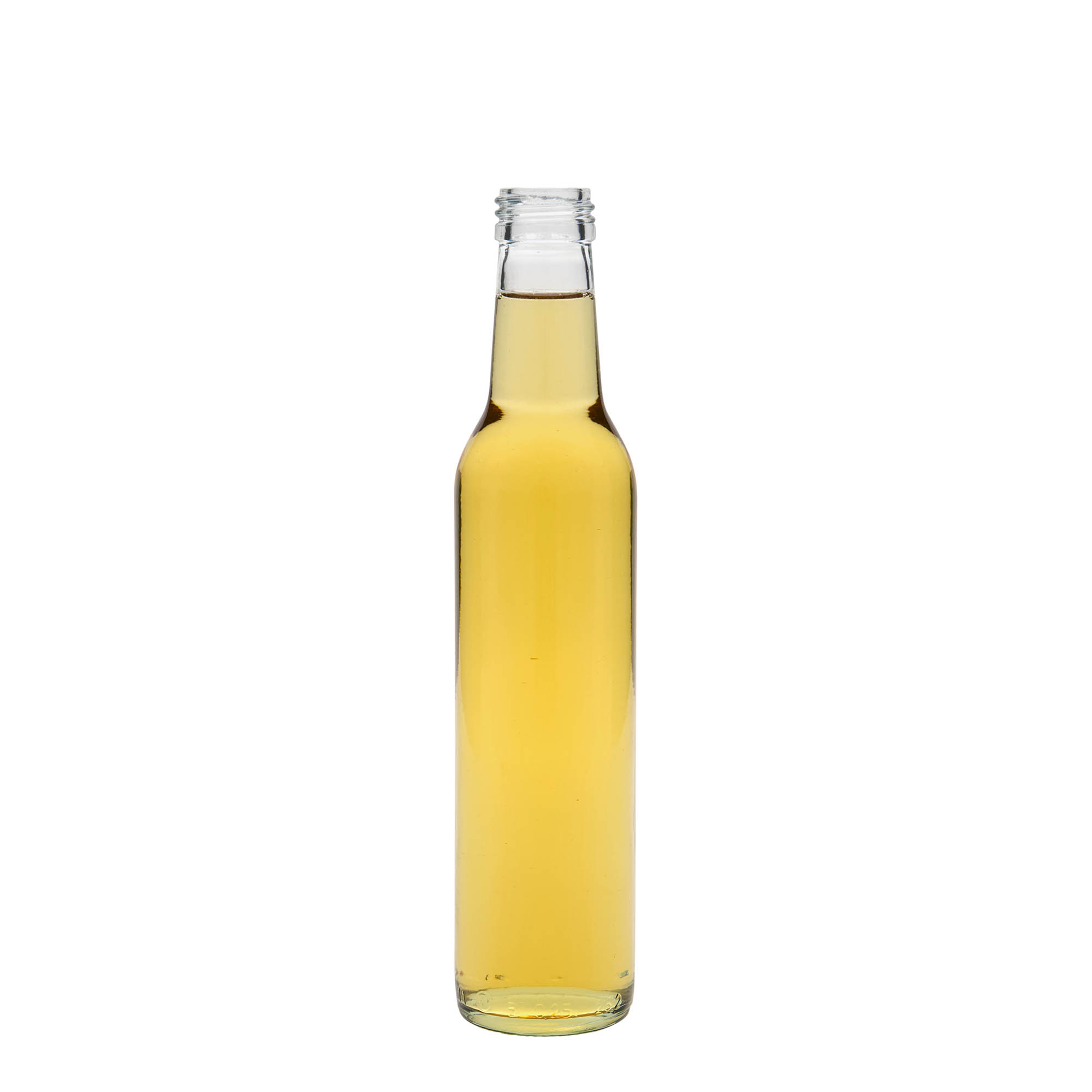 250 ml glass bottle 'Cilindrica', opening: PP 28