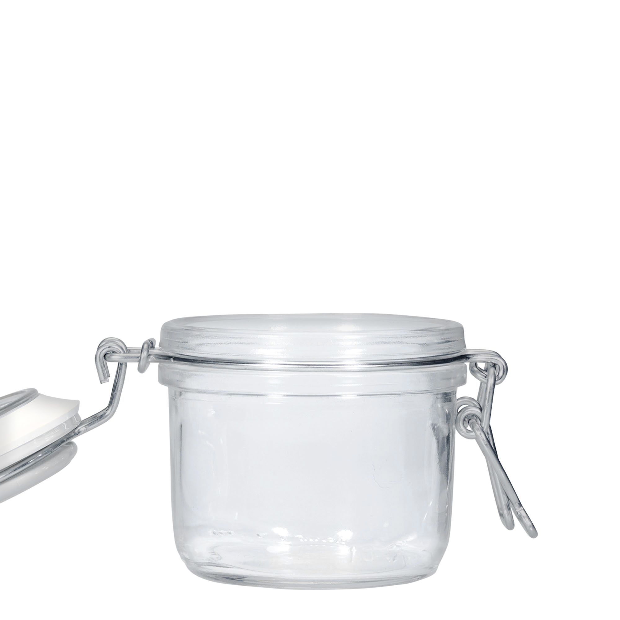 200 ml wire bail jar 'Fido', blue, opening: wire bail closure