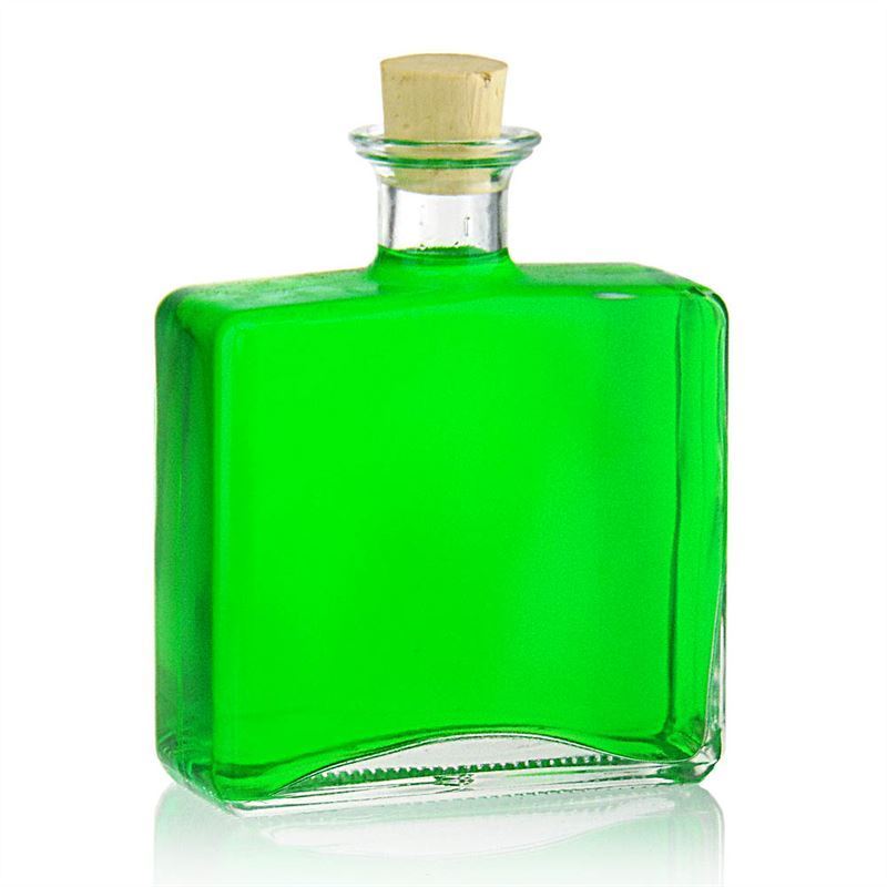 500 ml glass bottle 'Julia', rectangular, opening: cork 500 ml glass bottle 'Julia', rectangular, opening: cork
