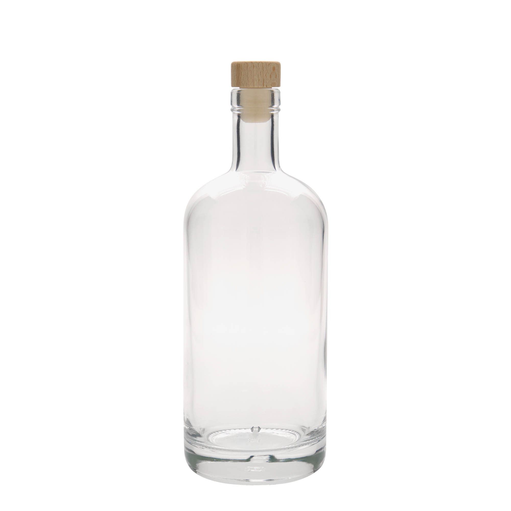 700 ml glass bottle 'Linea Uno', opening: cork 700 ml glass bottle 'Linea Uno', opening: cork