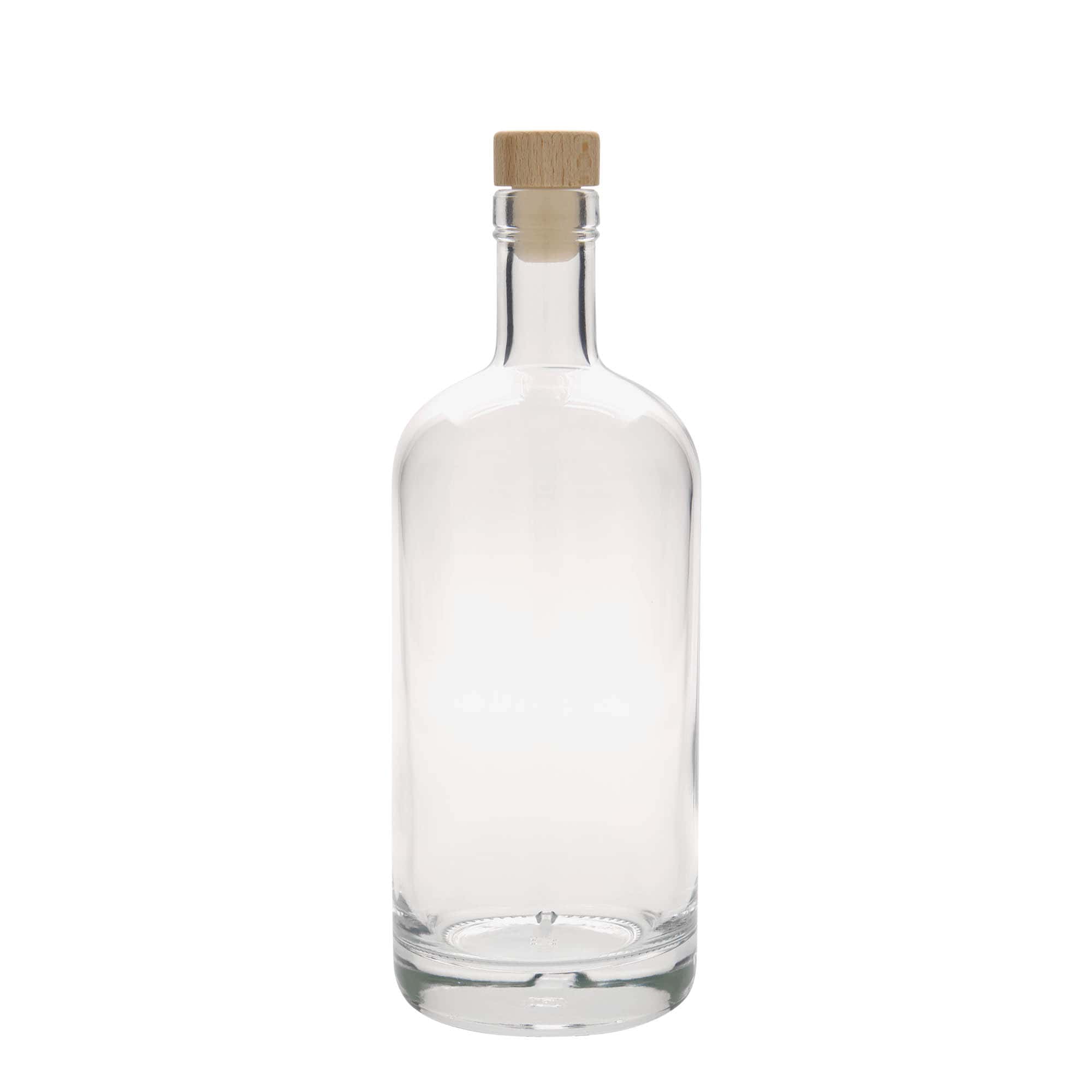 700 ml glass bottle ‘Linea Uno’, opening: cork