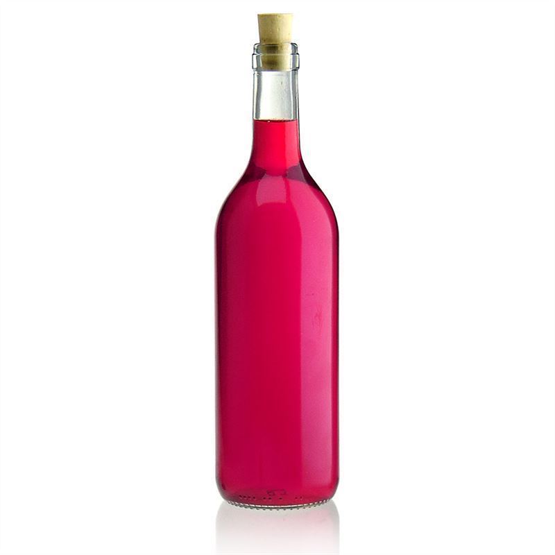 750 ml glass bottle 'Bordeaux', closure: cork 750 ml glass bottle 'Bordeaux', closure: cork