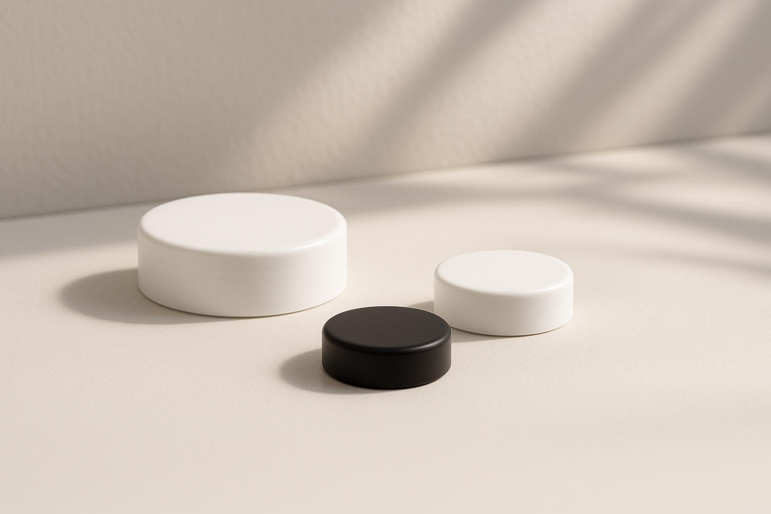 Screw cap for 50 ml 'Antonella', PP plastic, black