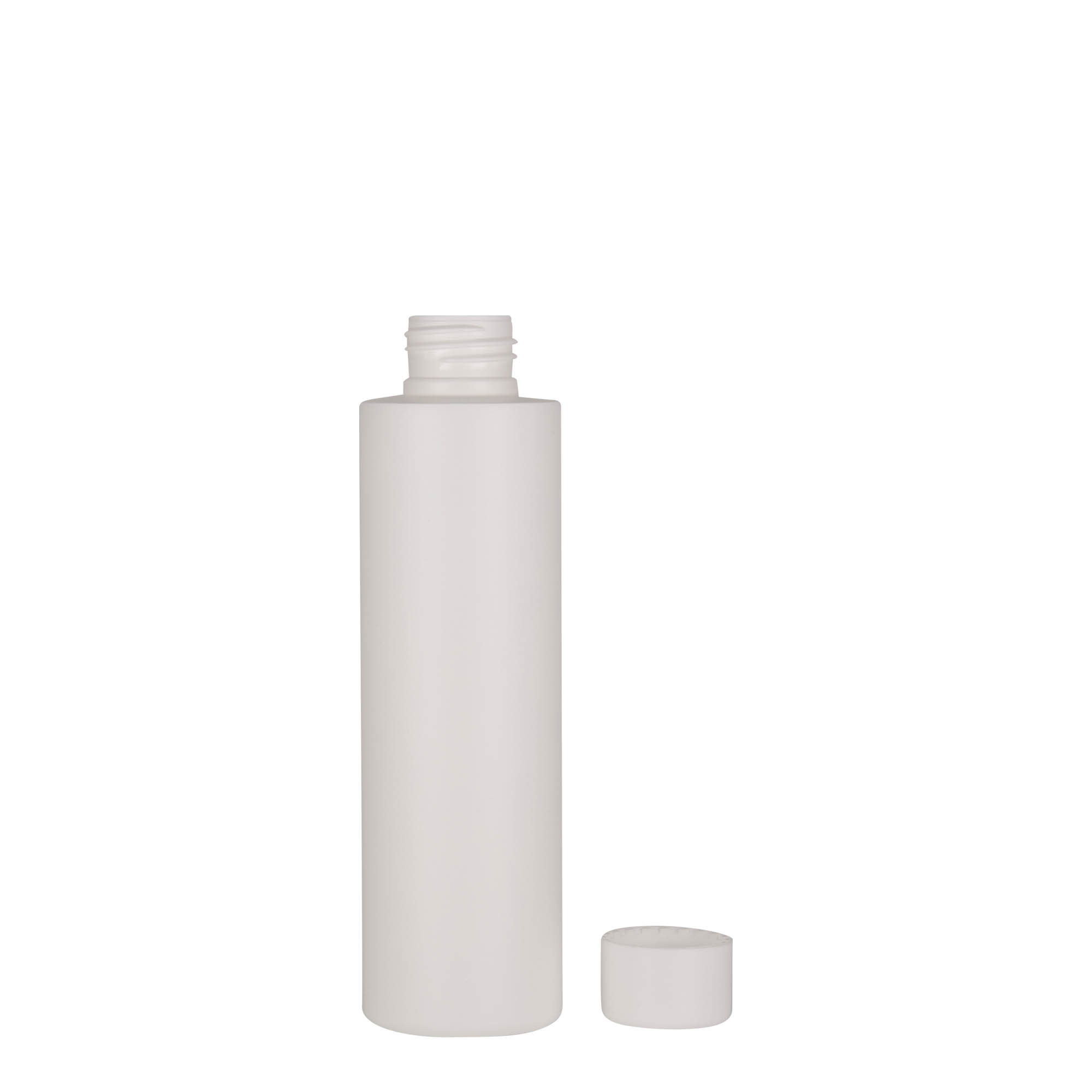 150 ml plastic bottle 'Pipe', HDPE, white, opening: 24/410