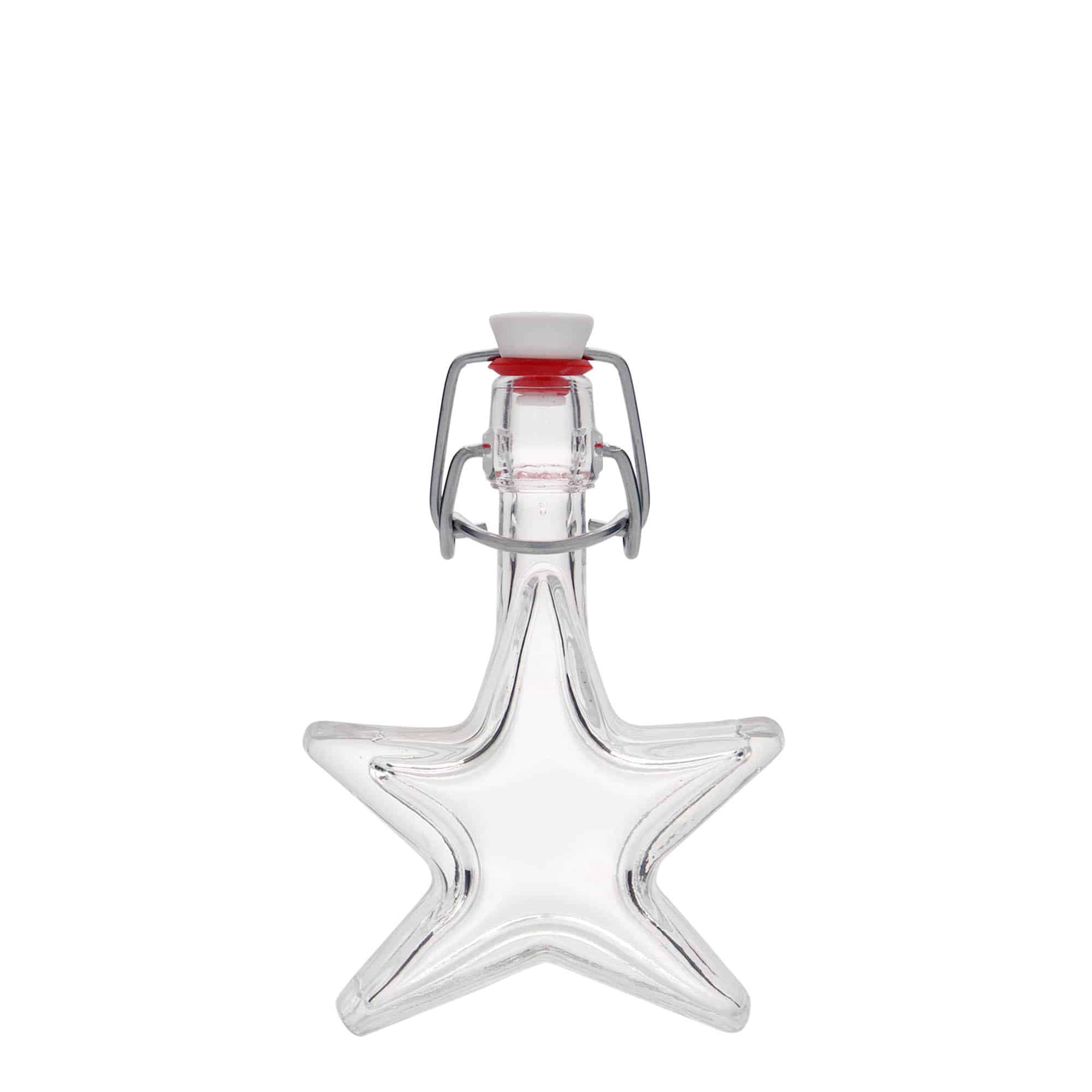40 ml glass bottle ‘Star’, opening: swing top closure