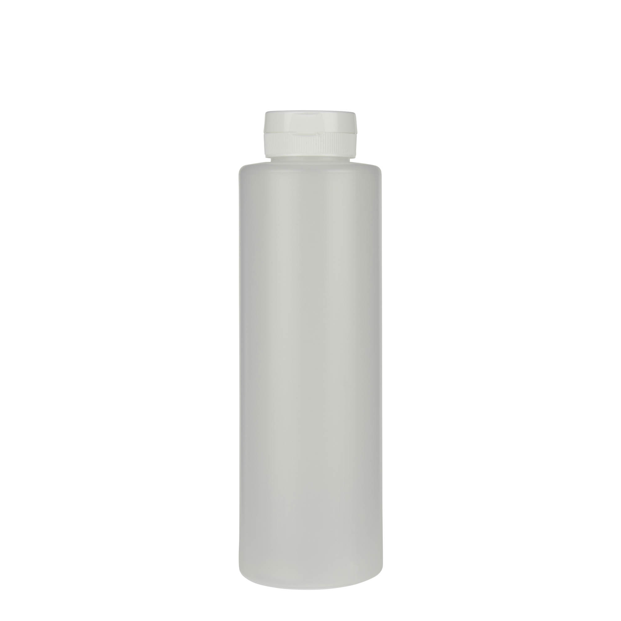 500 ml sauce bottle, LDPE plastic, natural, opening: 38/400