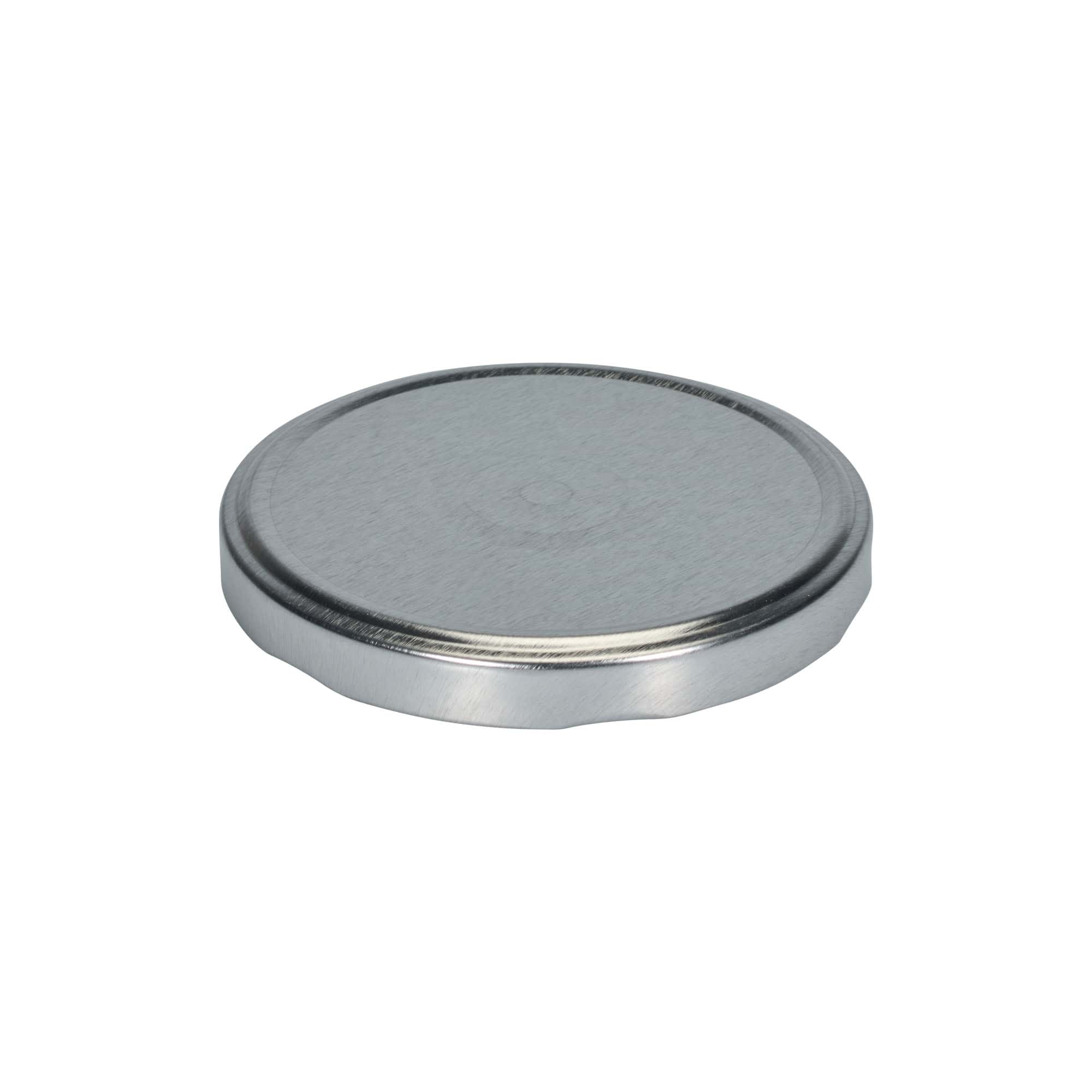 Twist-off lid, tinplate, silver, for opening: TO 100