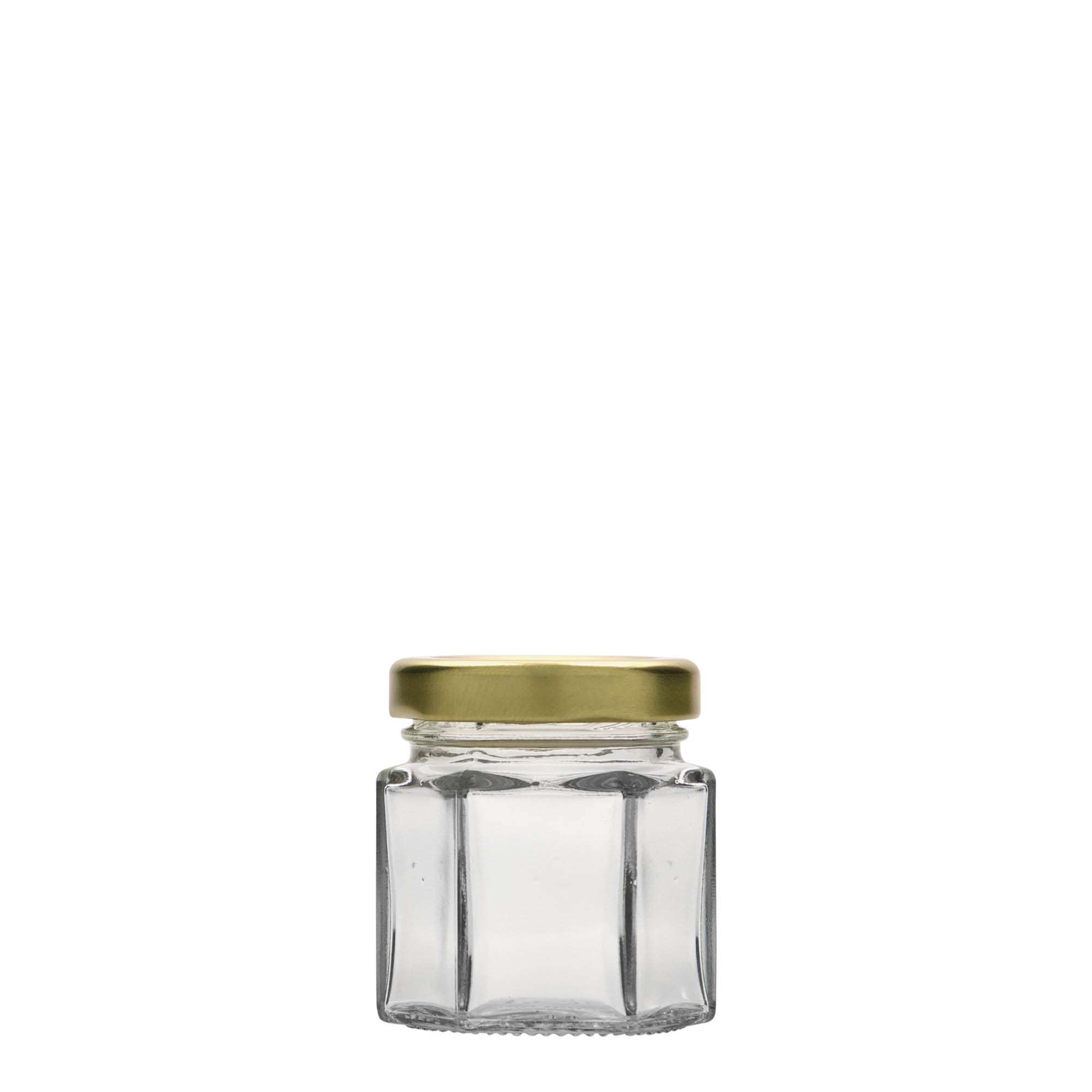 47 ml hexagonal glass, opening: twist-off (TO 43)
