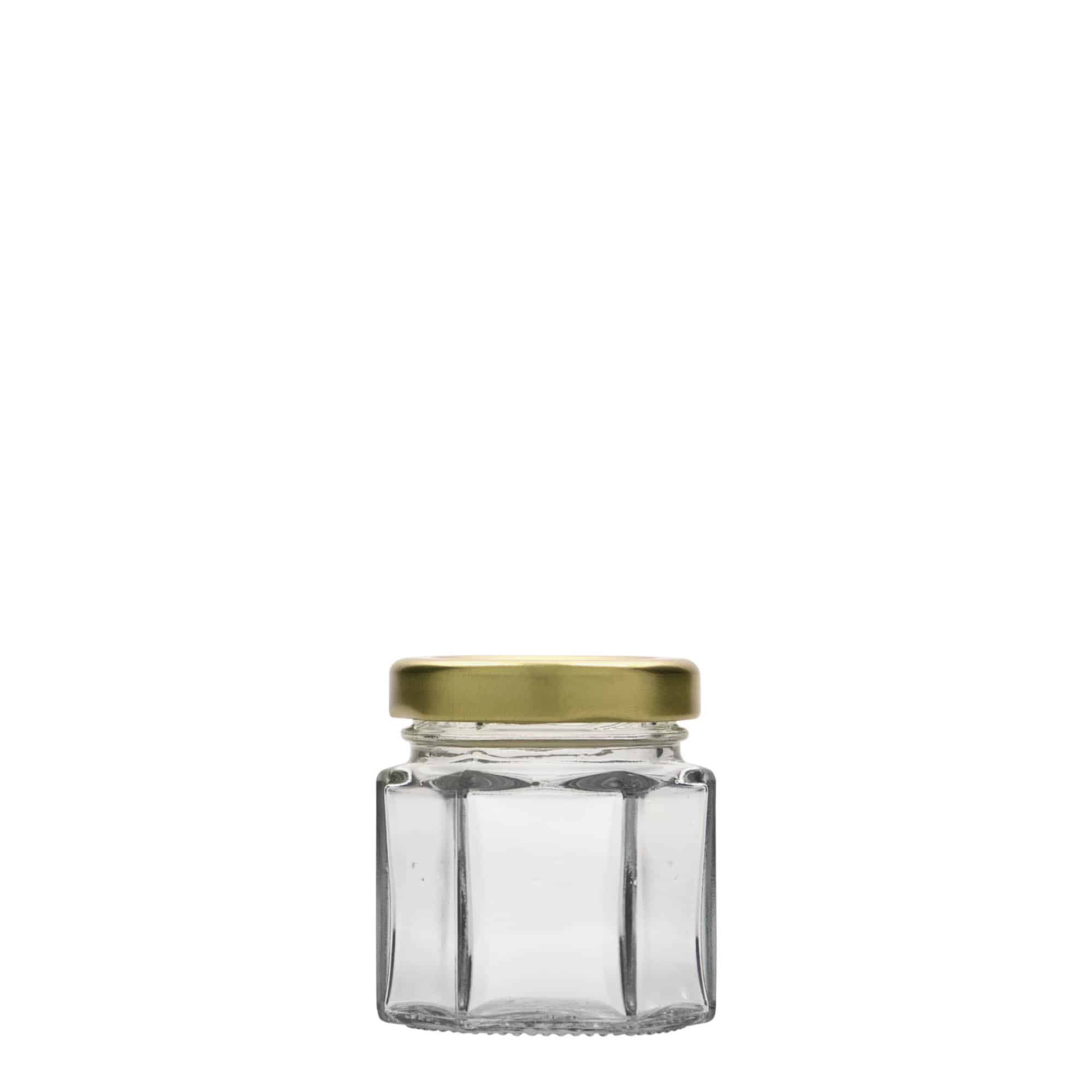47 ml hexagonal glass, opening: Twist-off (TO 43)