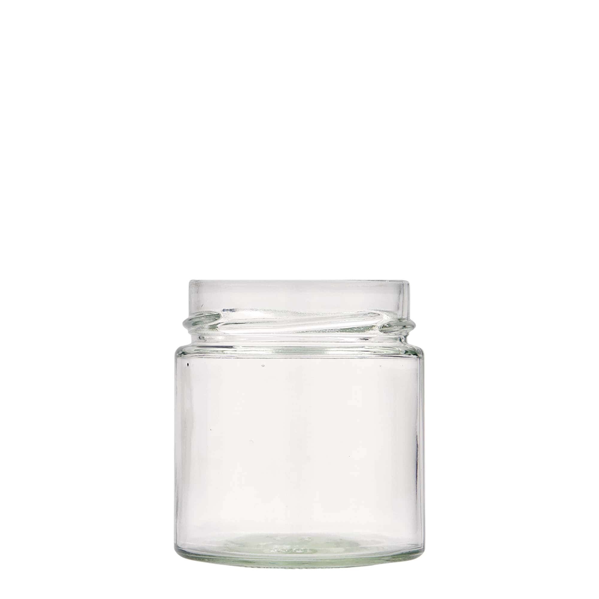 220 ml round glass ‘Aurora’, opening: Deep-Twist-off (DTO 66)